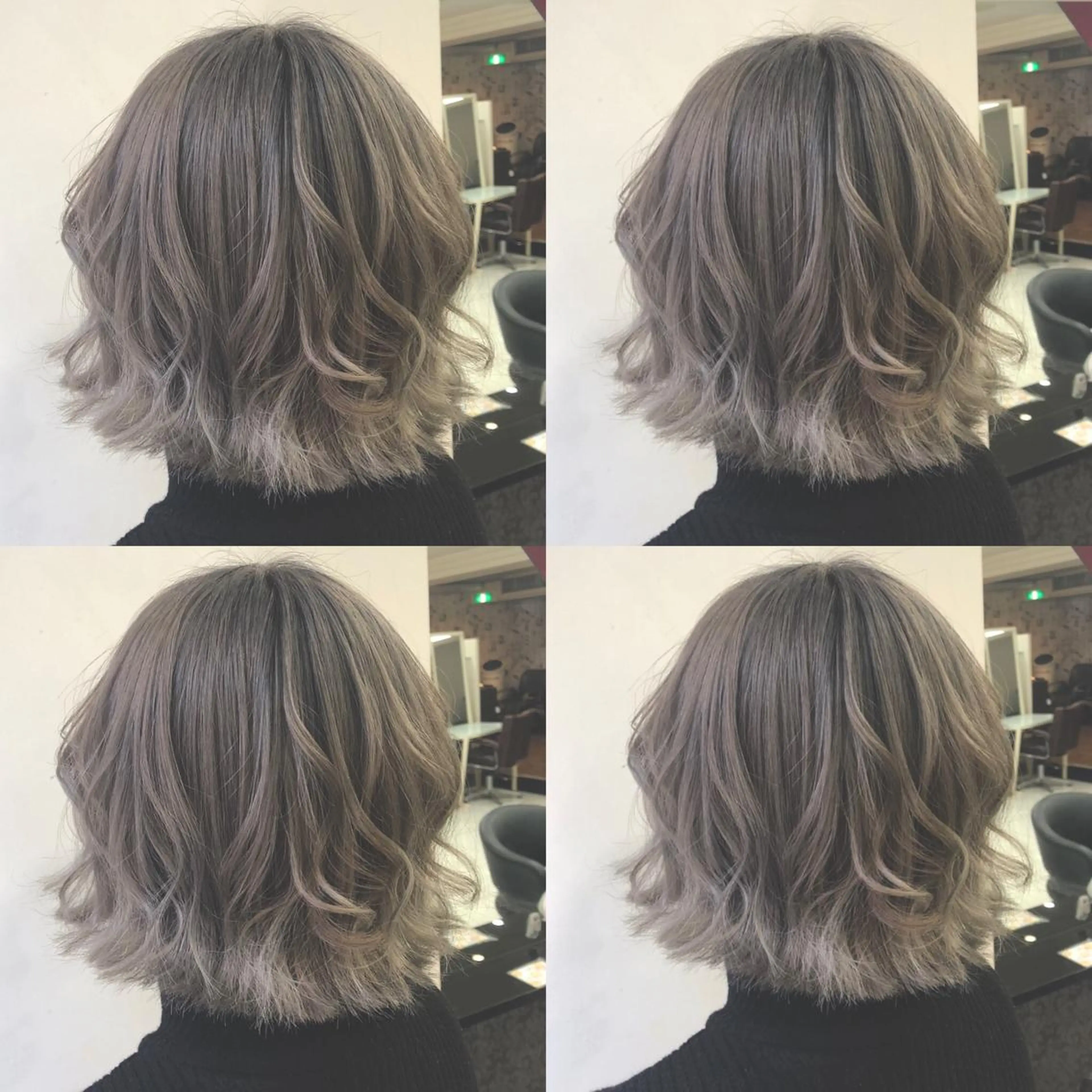 ミディアム カラー アッシュ ホワイトアッシュ 🌷MAYU 🌷のヘアスタイル