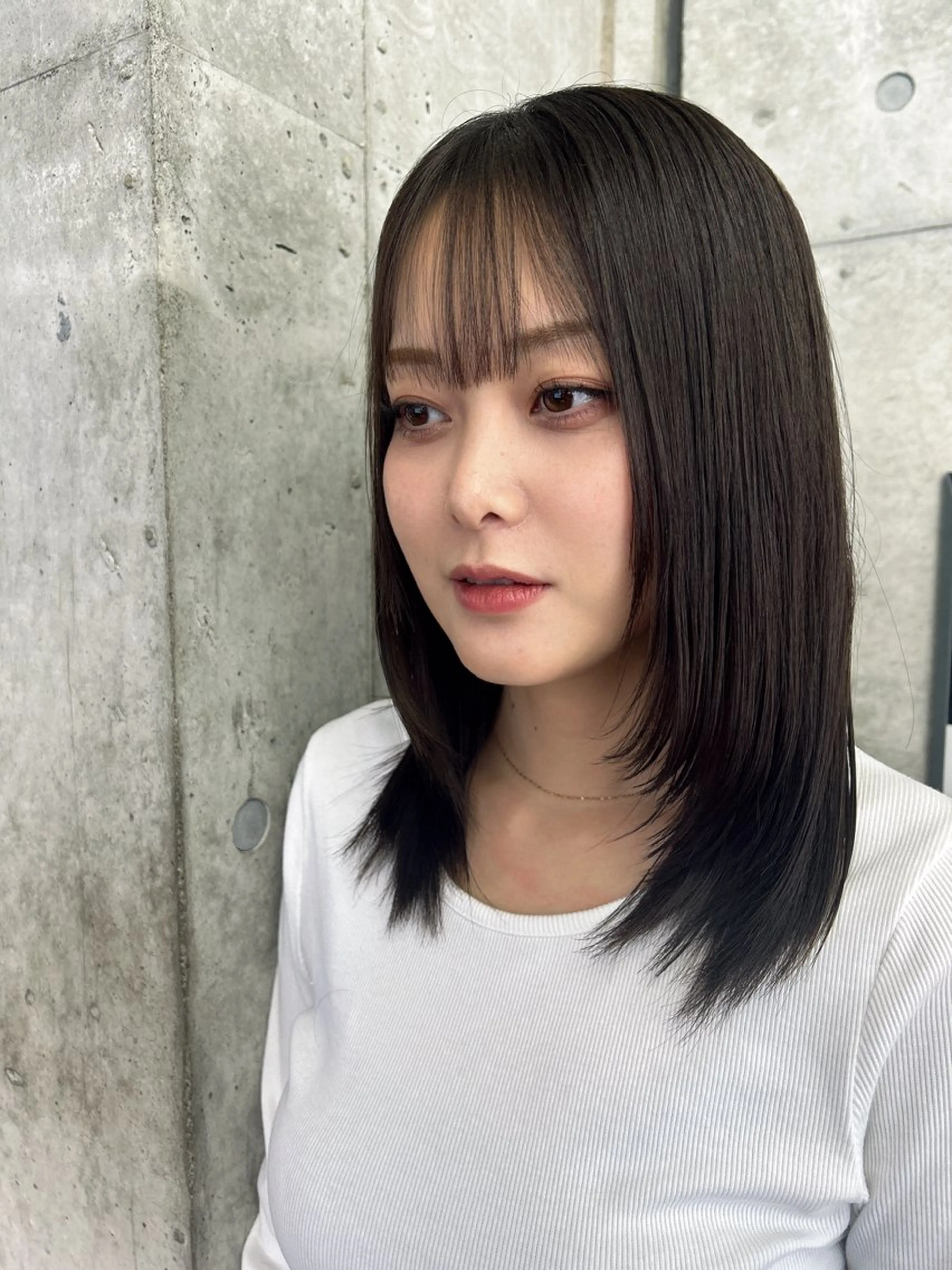 ミディアム カラー カット ヘアカラー トリートメント 🎨デザイン🥇 美髪・艶髪　日暮千敬のヘアスタイル