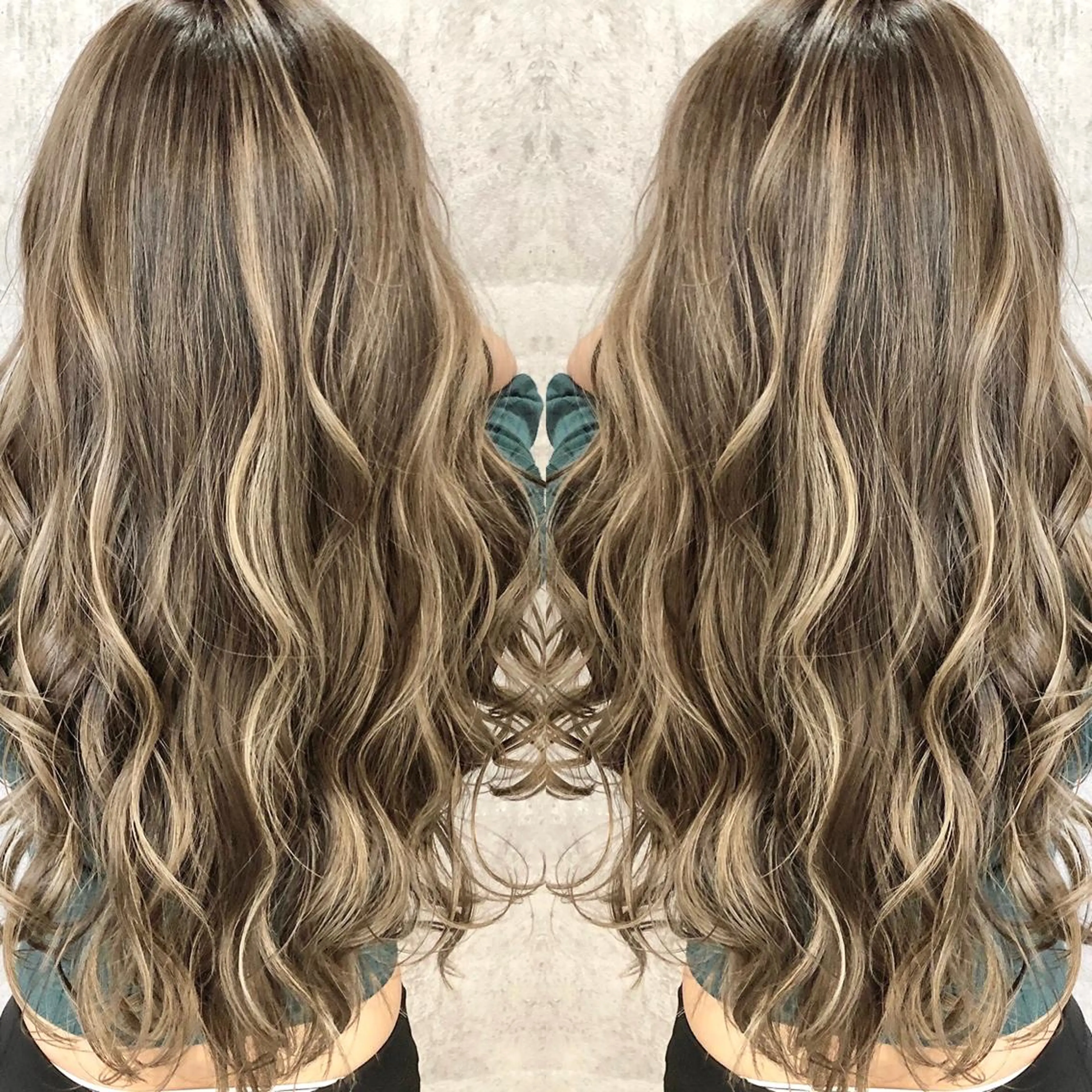 ロング カラー ハイライトカラー ハイライト ✨ハイトーン✨ 濱田知孝のヘアスタイル