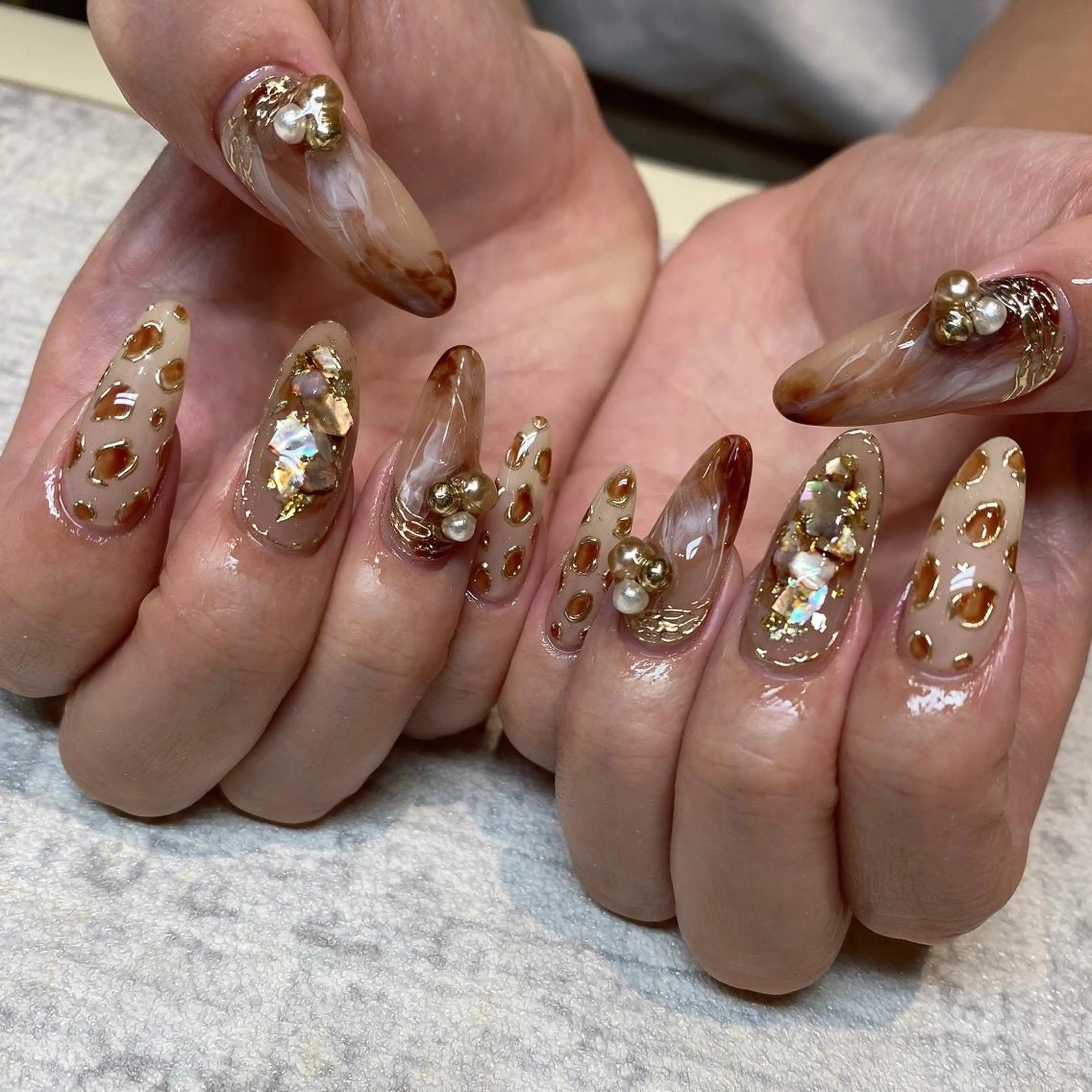 ネイル among アマン所属・lecoa_ kana／amongのネイルデザイン