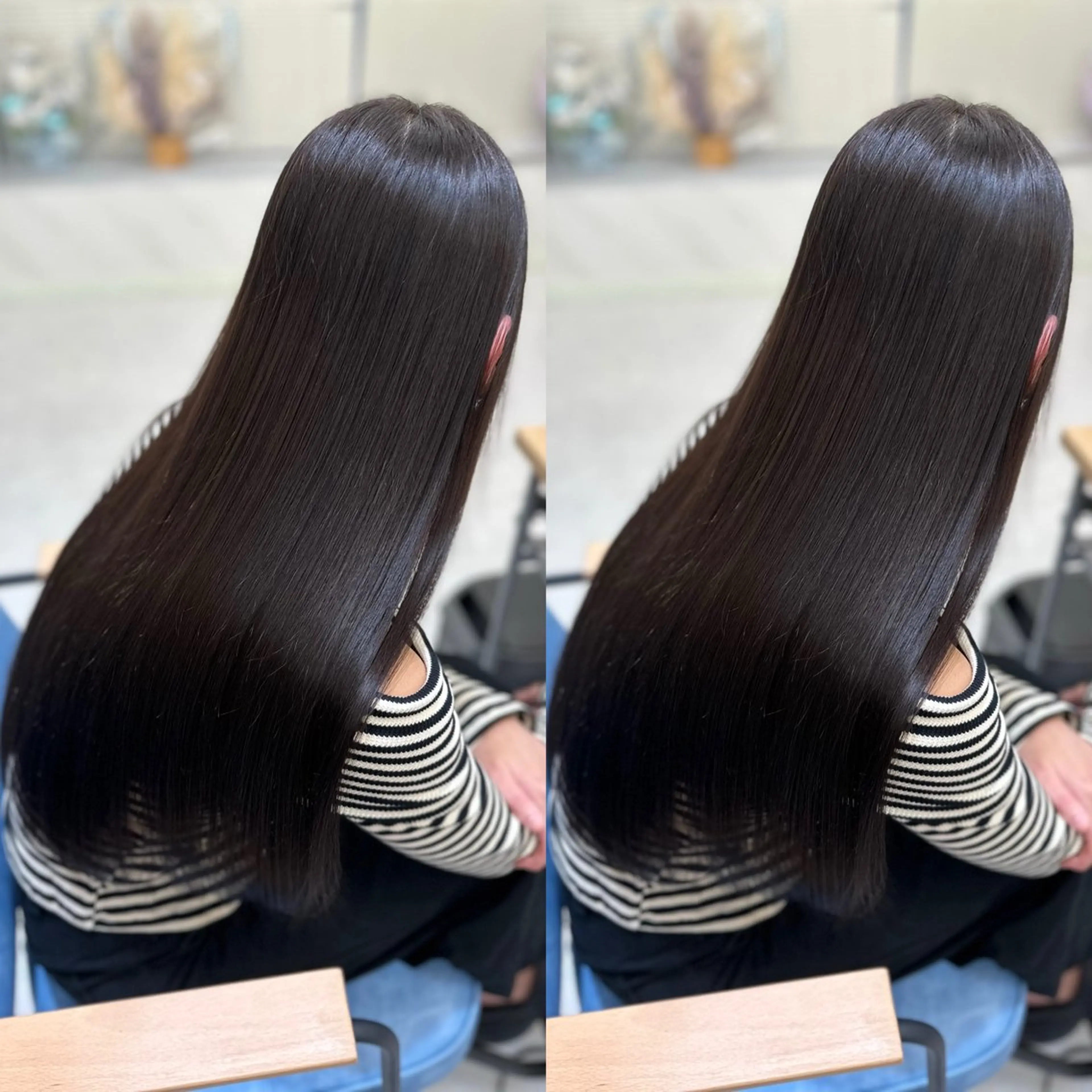 ロング 髪質改善🩵縮毛矯正 代々木/木下のヘアスタイル
