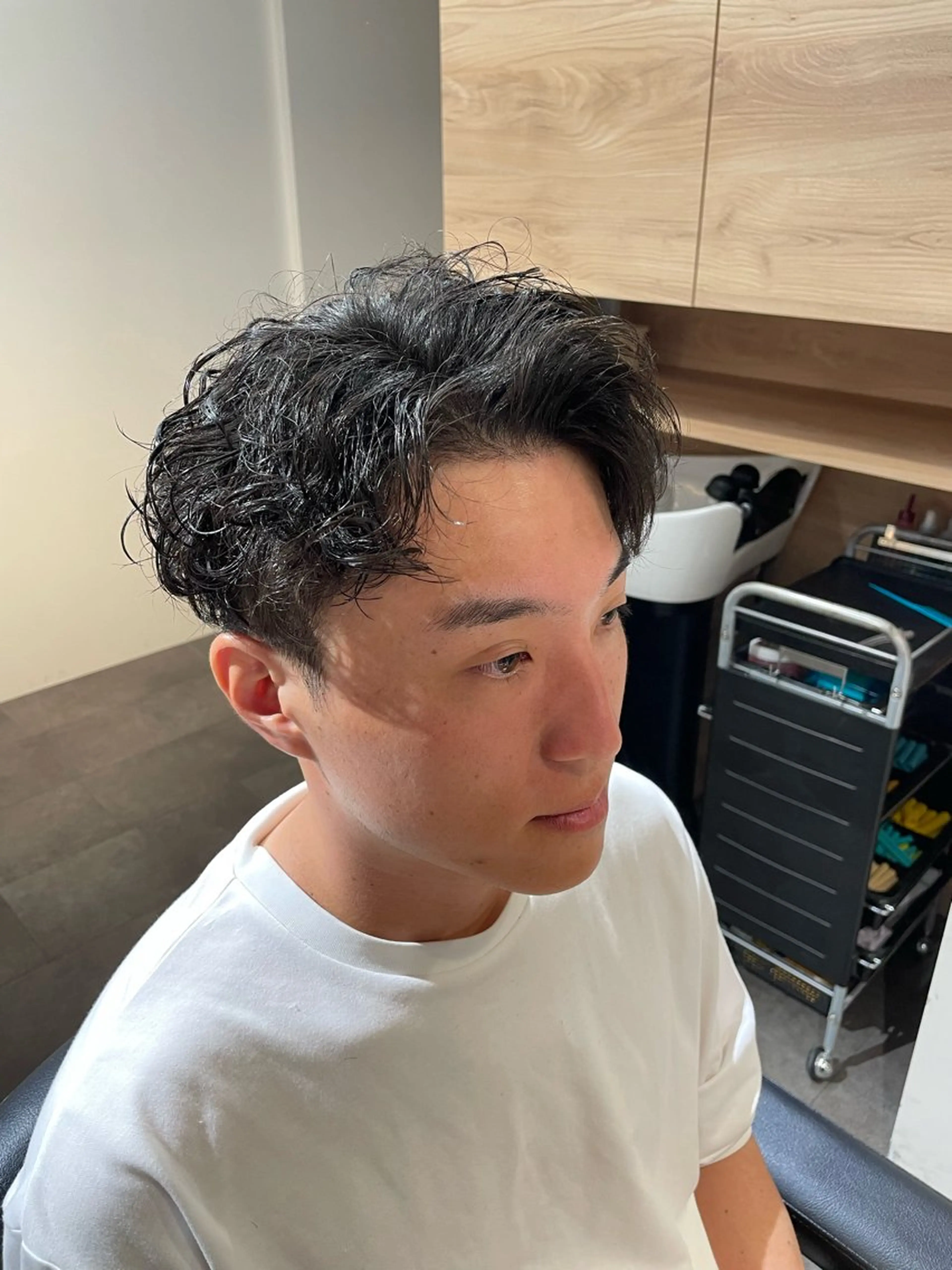 ミディアム 下山 けいんのヘアスタイル