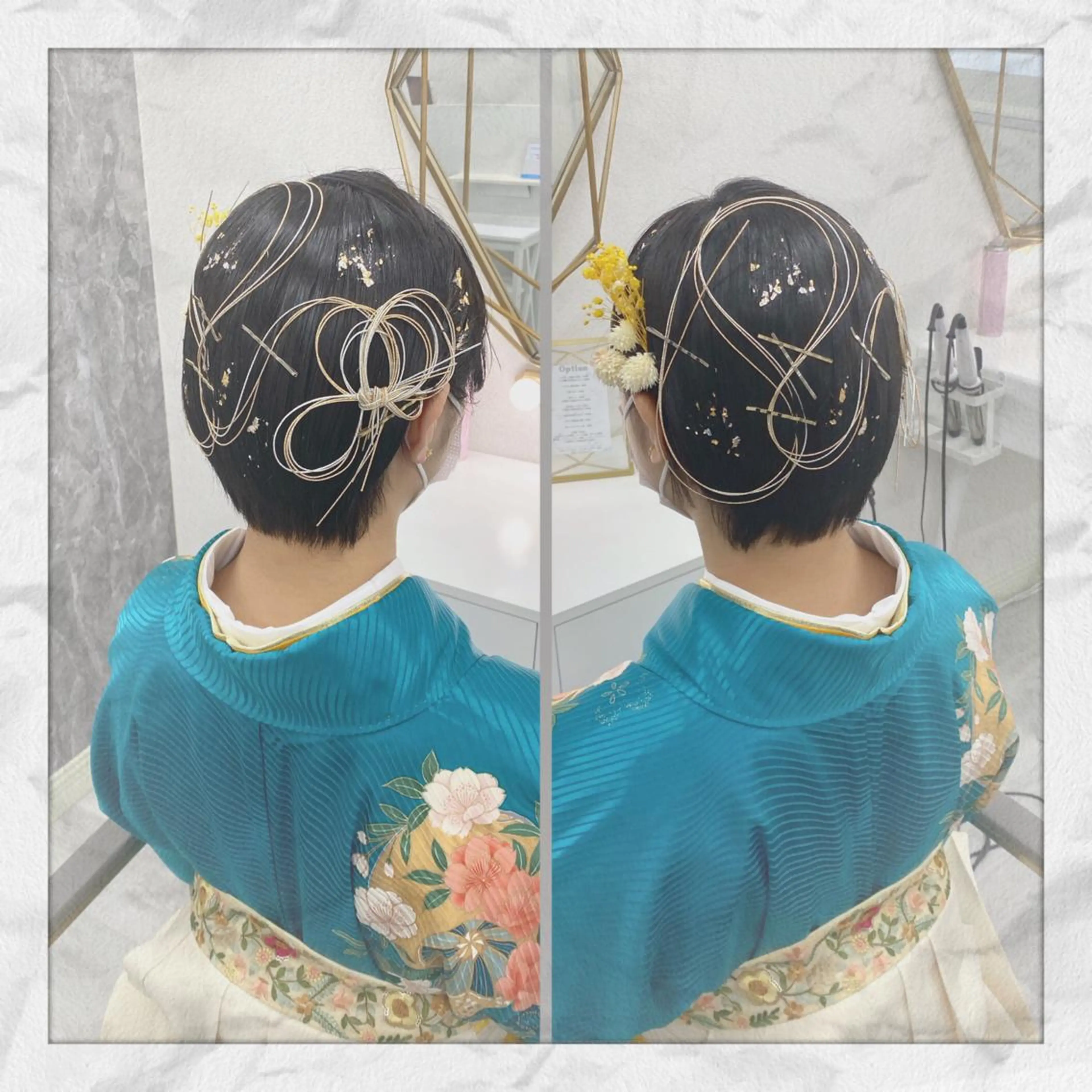 ショート ヘアアレンジ ヘアセット ヘアセット/着付け 𓇼 松本 夏美𓇼のヘアスタイル