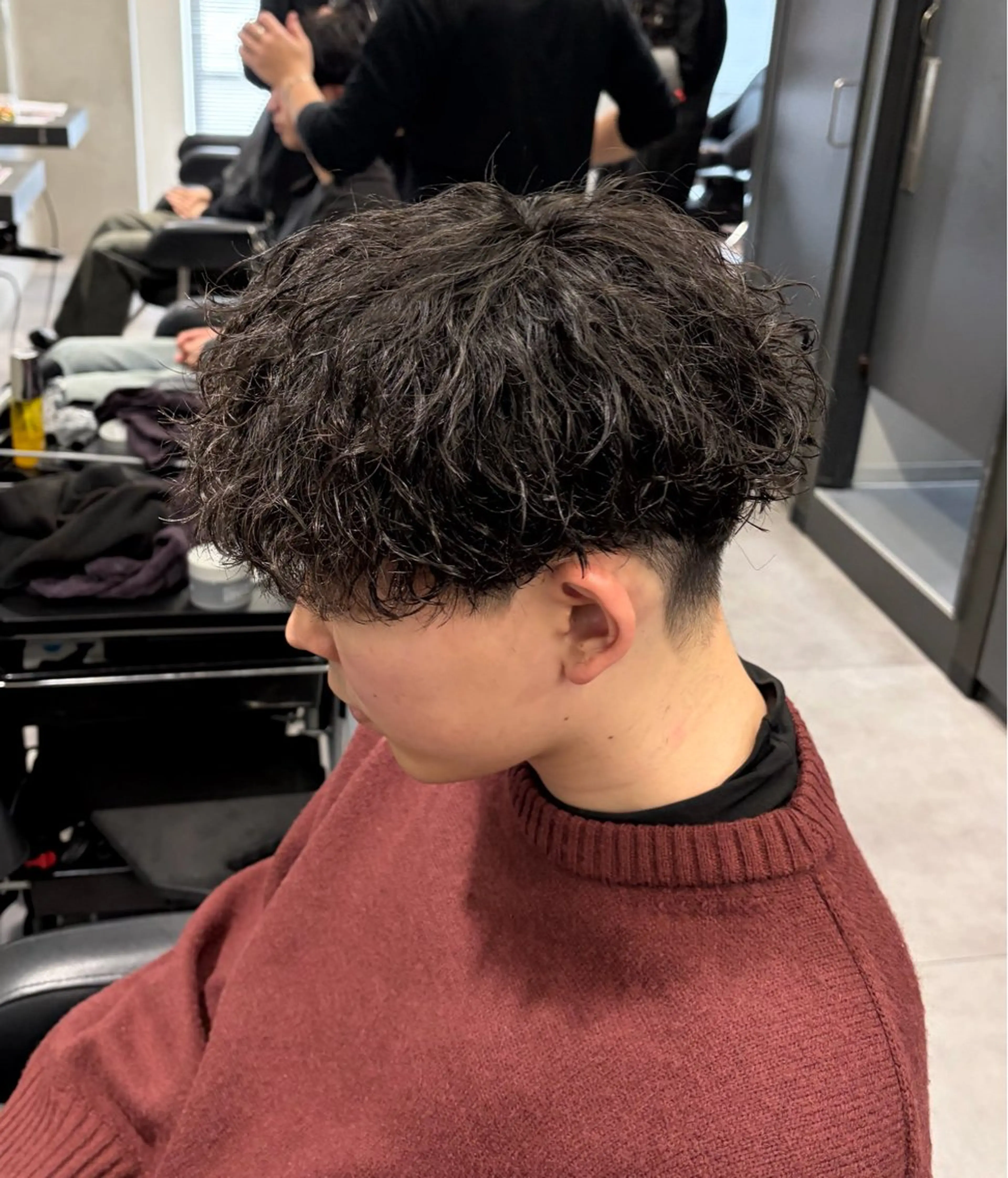 パーマ メンズ カット パーマ 波巻きパーマ /メンズ専門/そらのヘアスタイル