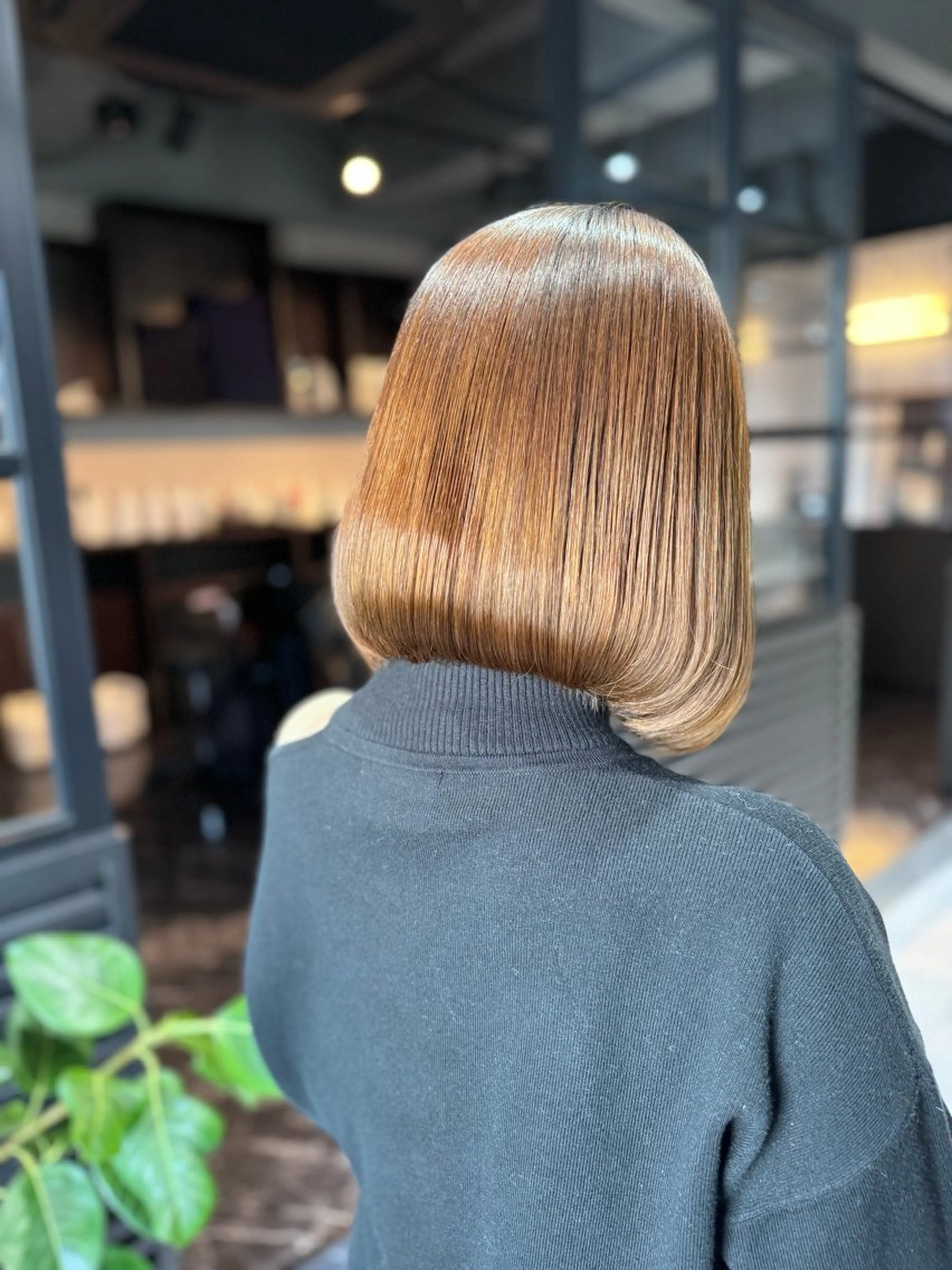 ミディアム 縮毛矯正 LuanaTOKYO 都築佑汰のヘアスタイル