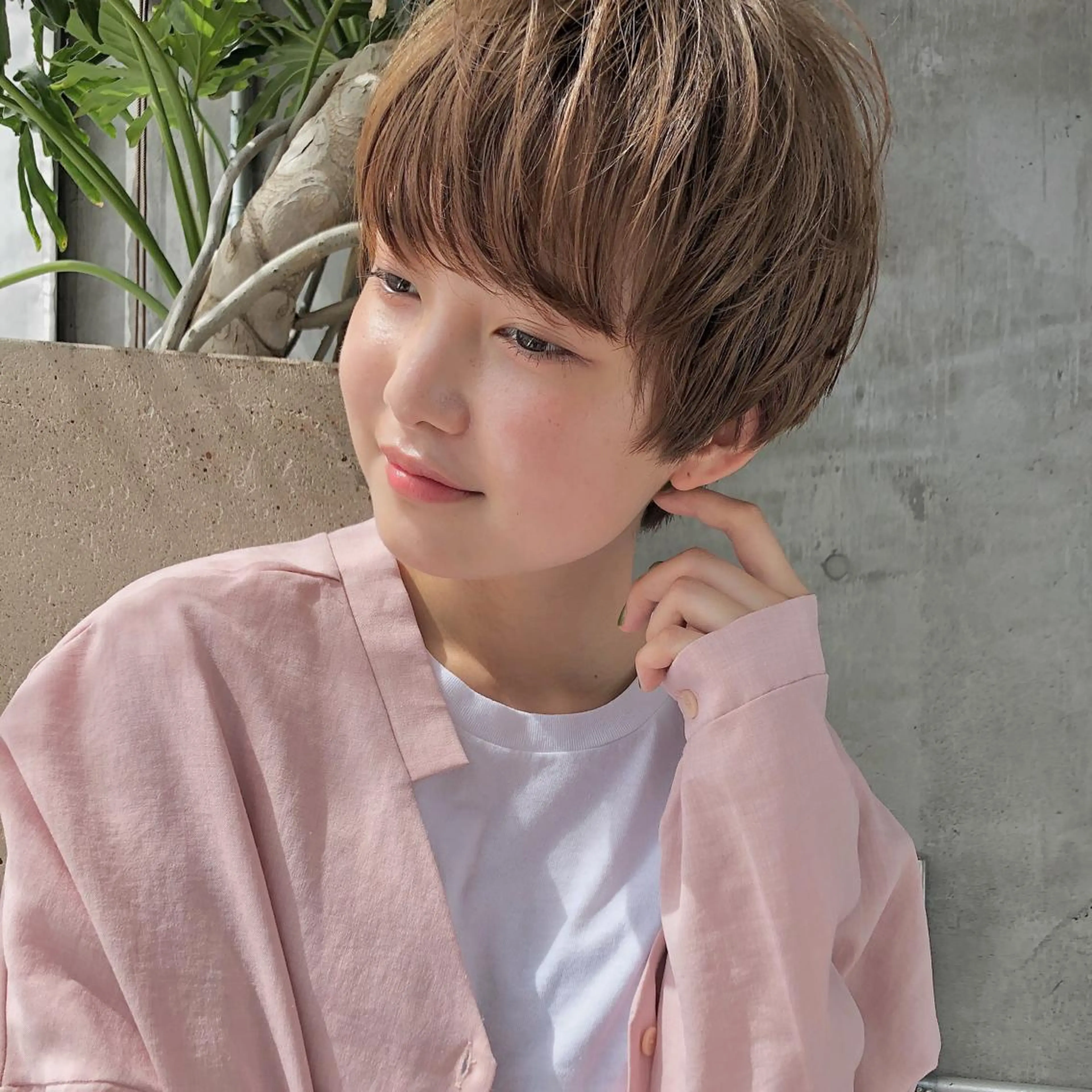 ショート カラー ヘアアレンジ カット ヘアカラー トリートメント ヘッドスパ 【ダメージレス施術】 【透明感】北村 拓也のヘアスタイル