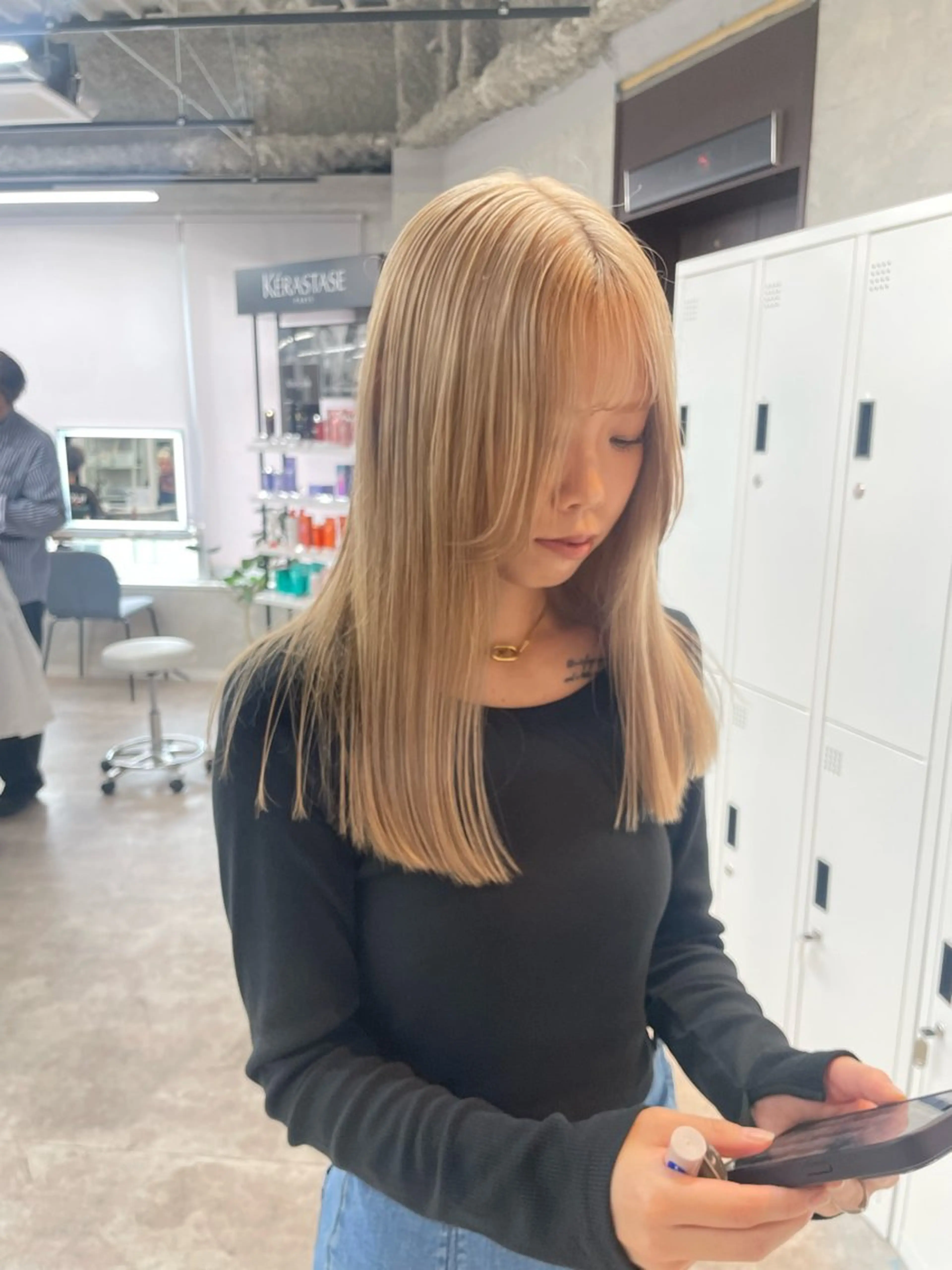 ミディアム カラー limit🦄店長 髪質改善KOUHEIのヘアスタイル