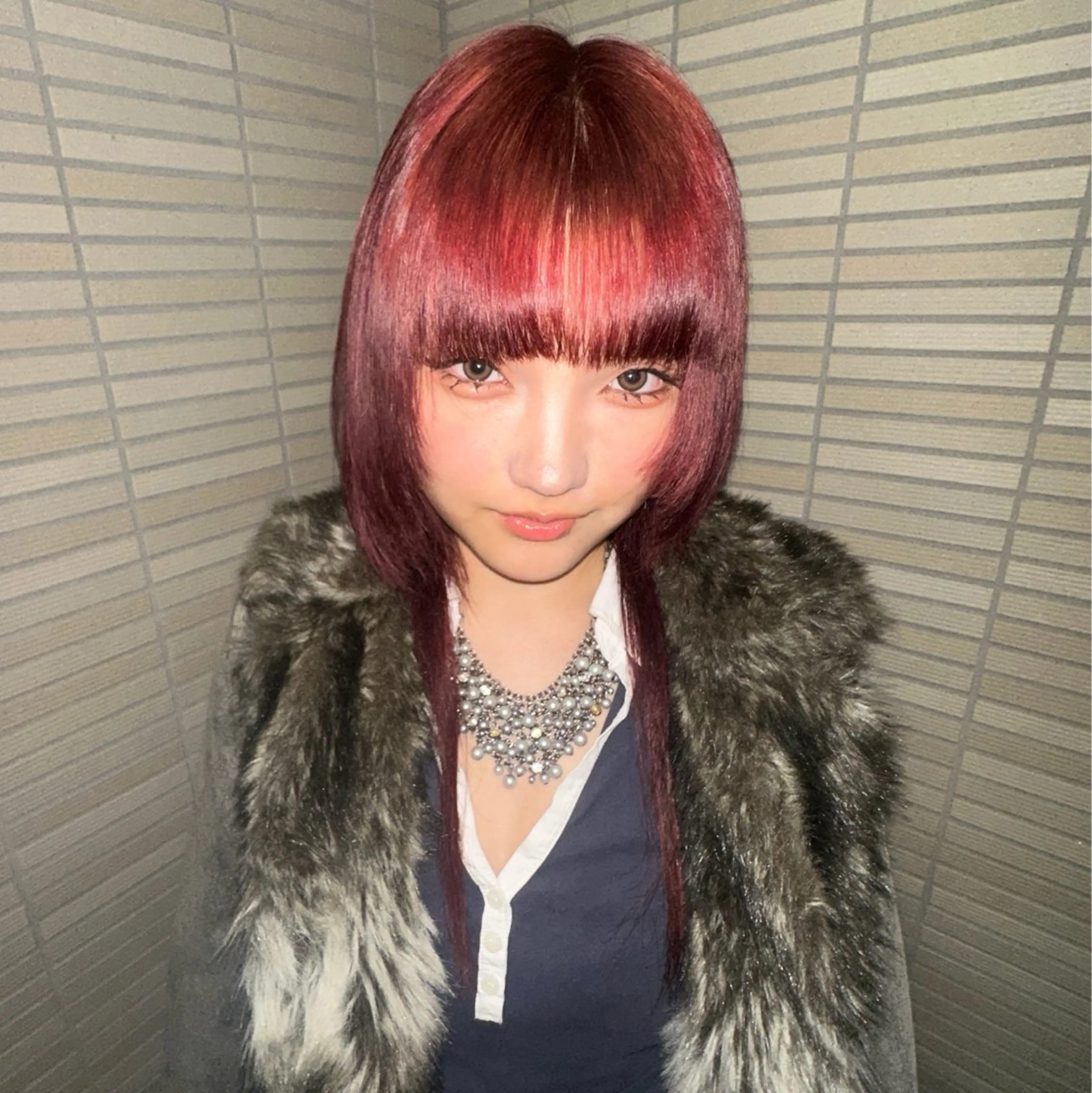 ミディアム ヘアカラー ハイトーン🫀 デザイン🪐yumeのヘアスタイル