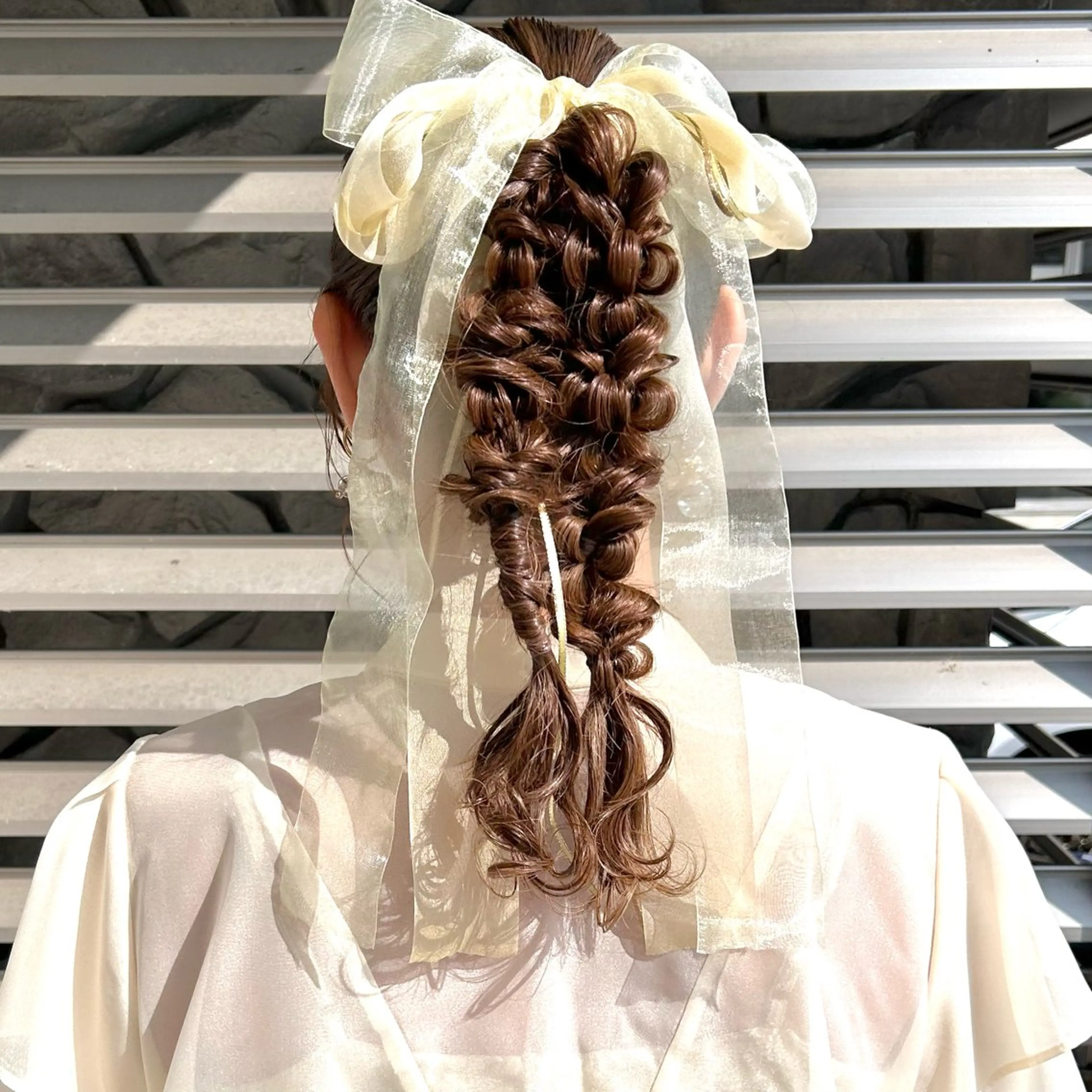セミロング ヘアアレンジ kyoka .のヘアスタイル