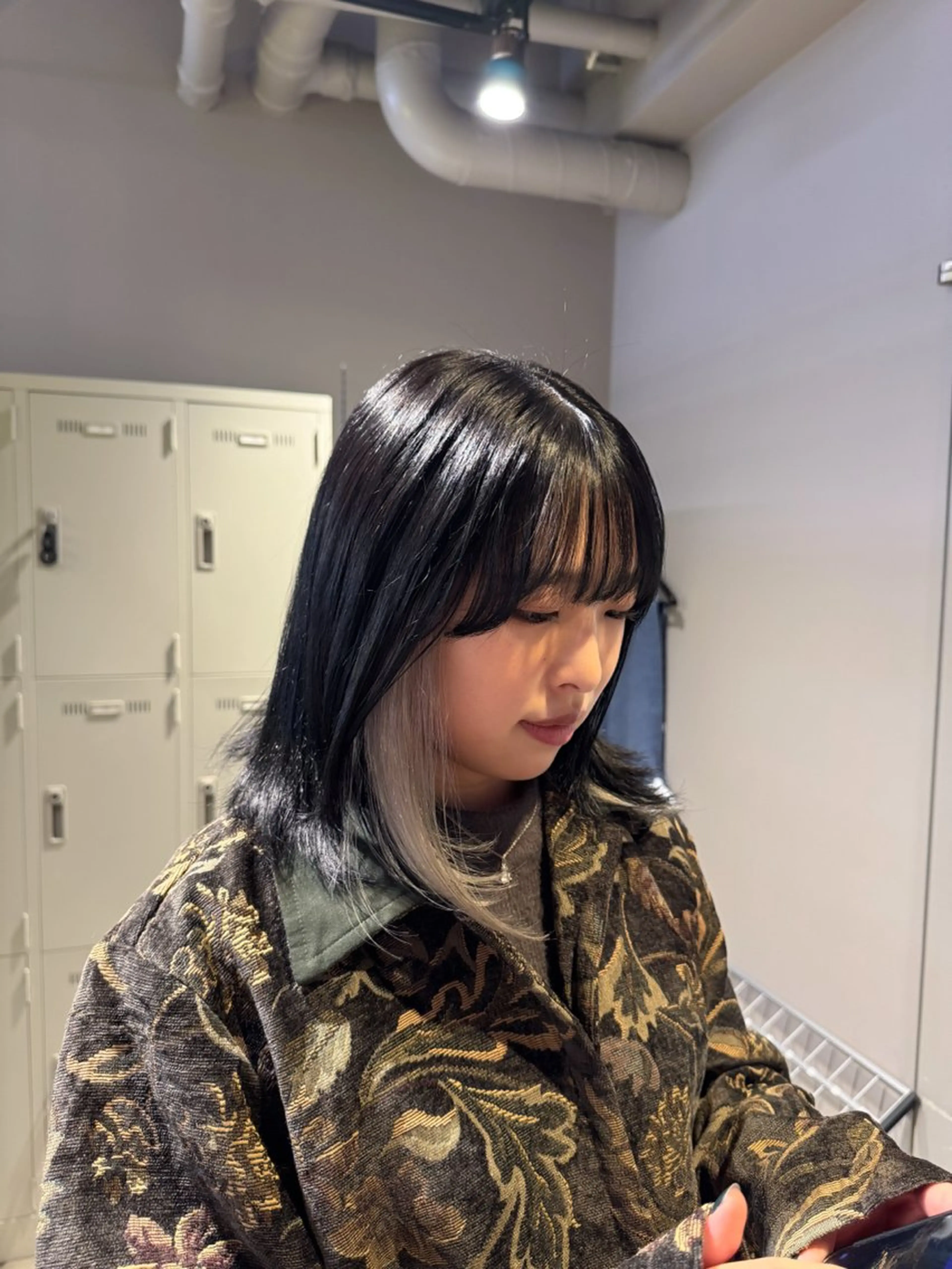 ミディアム カラー ヘアアレンジ Over hair_ misakiのヘアスタイル