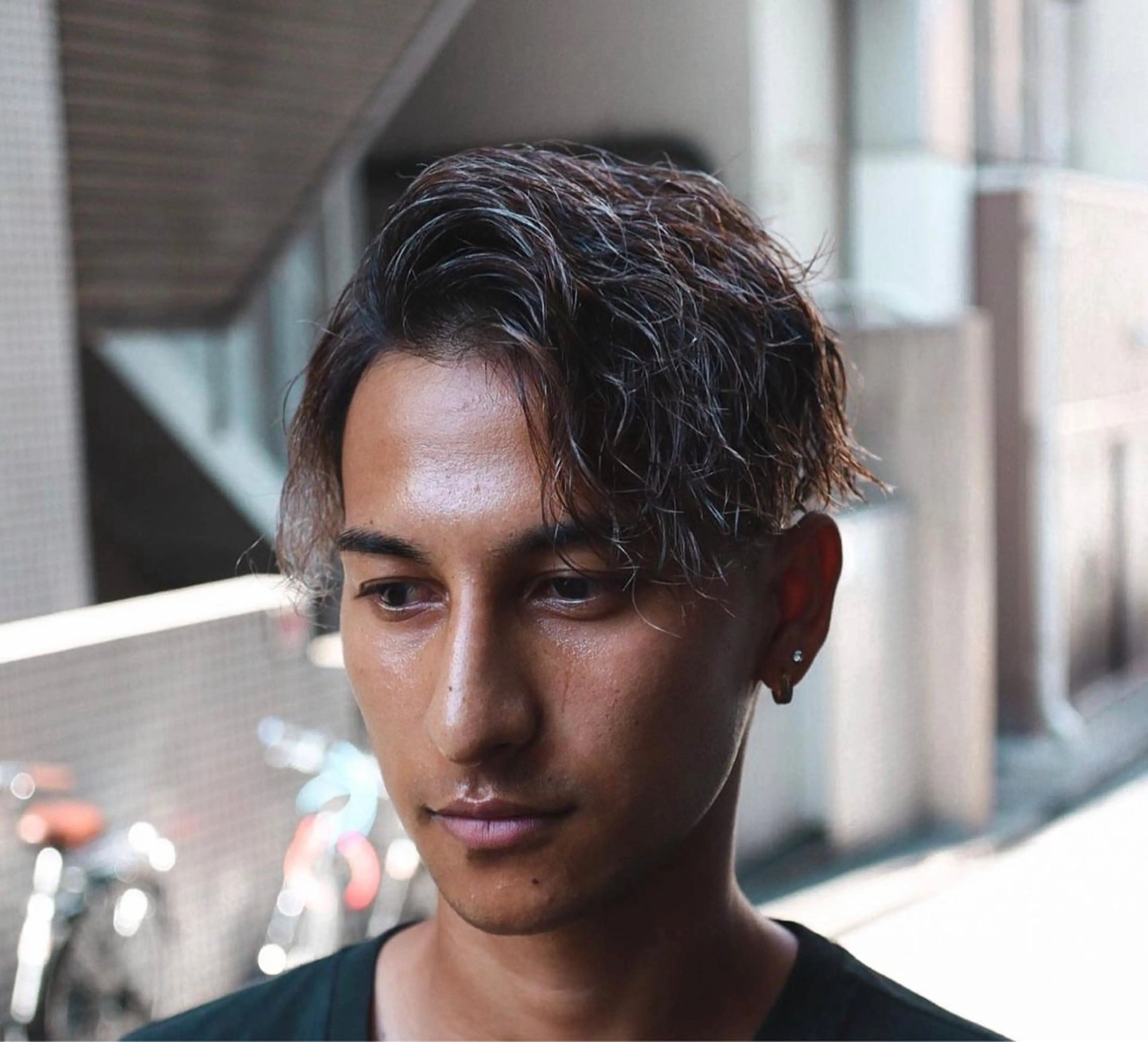 ショート カラー パーマ メンズ 💈men's💈 satoru中目黒のヘアスタイル