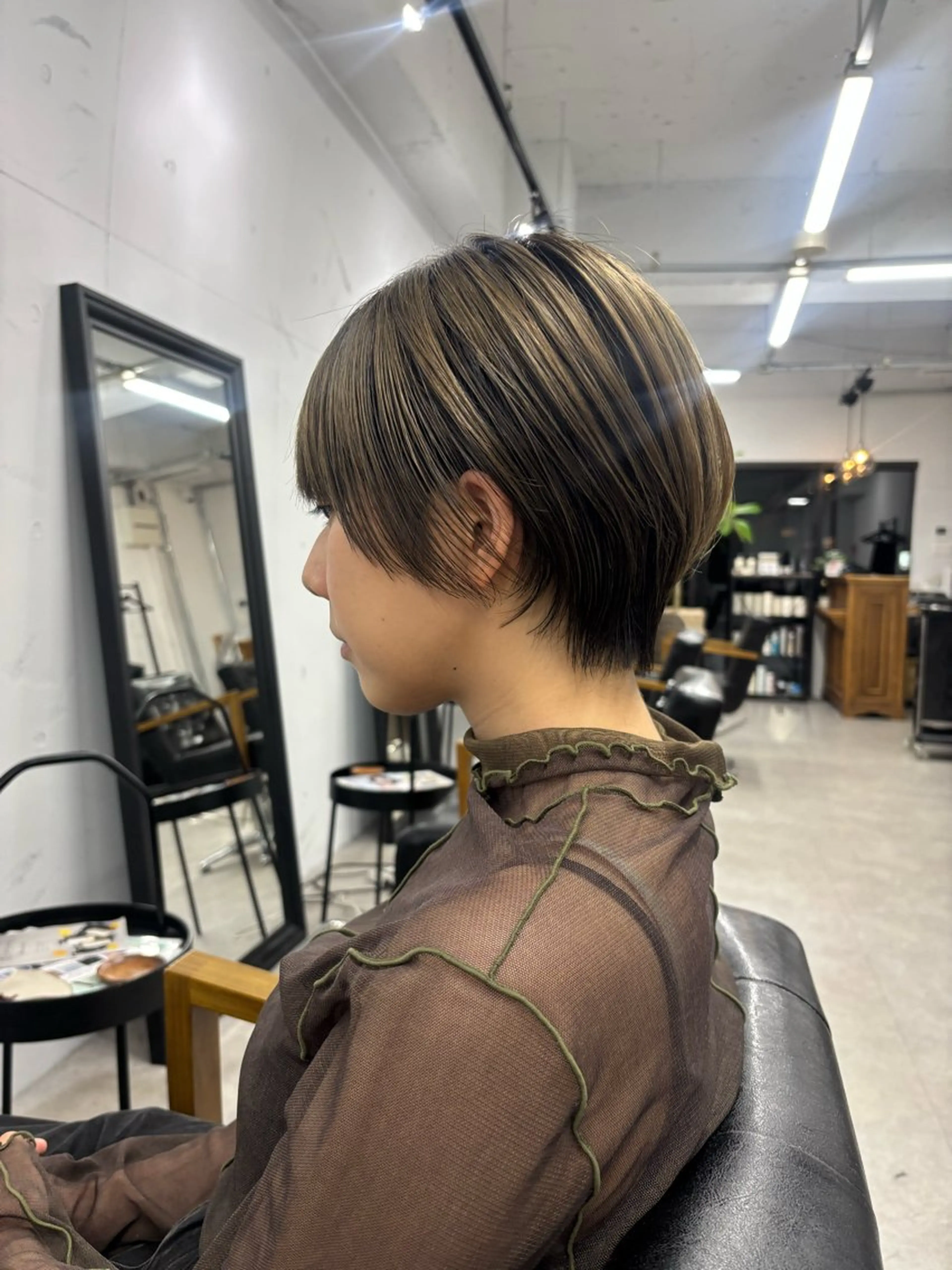 ショート ショートボブ ボブ ショートヘア マツダ レンのヘアスタイル
