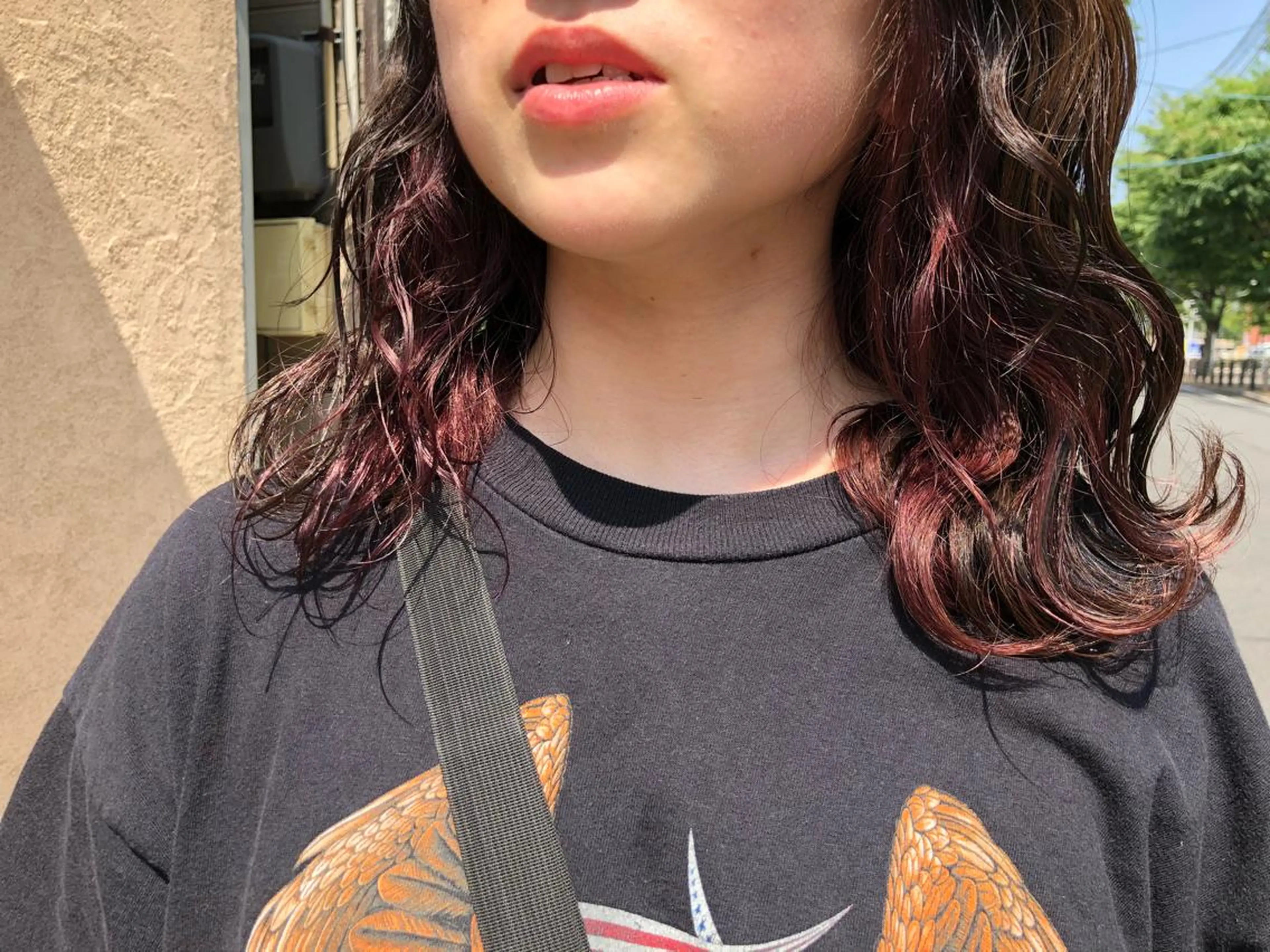 セミロング カラー 國次 夕貴のヘアスタイル