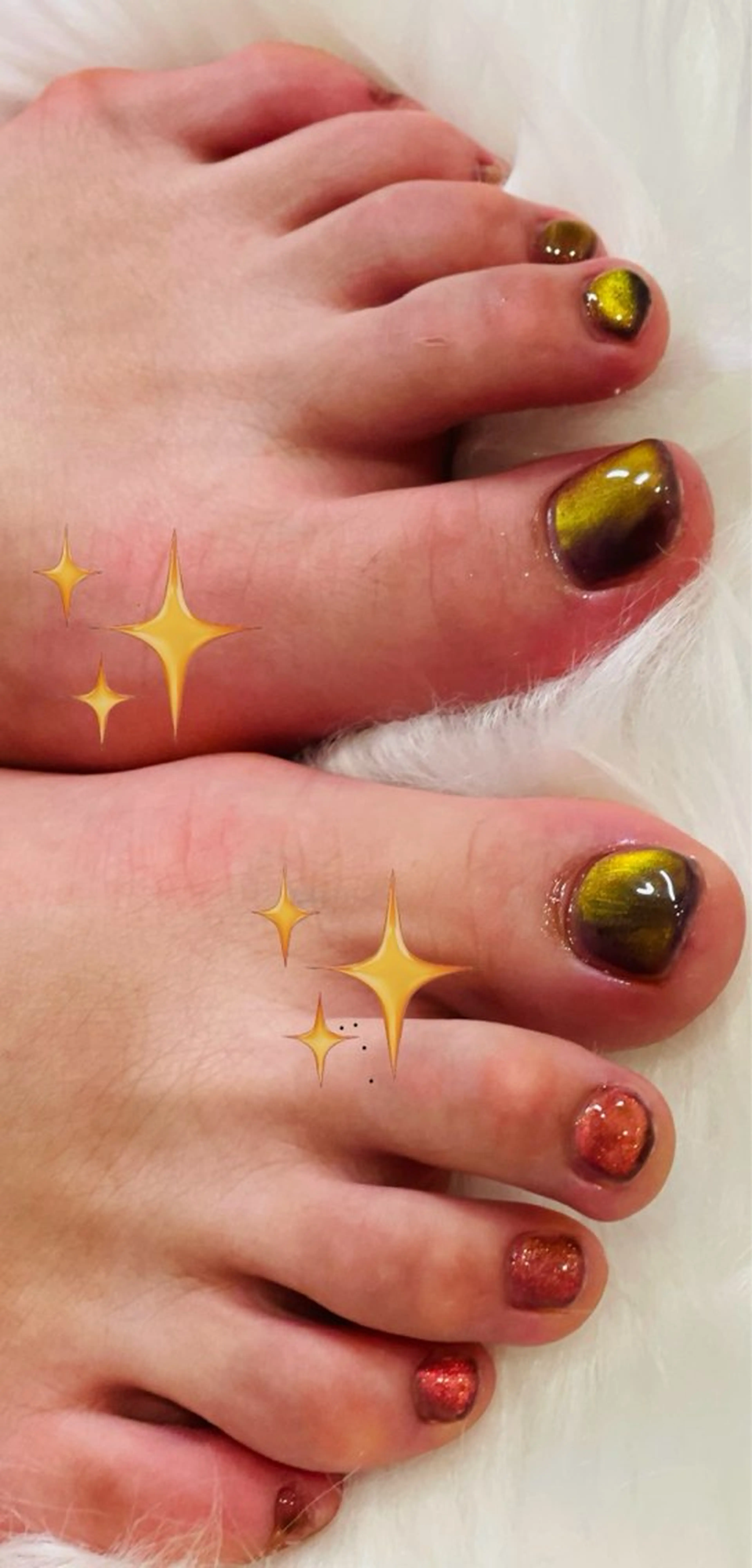 ネイル マグネットネイル ワンカラーネイル フットネイル Amys nail エミのネイルデザイン