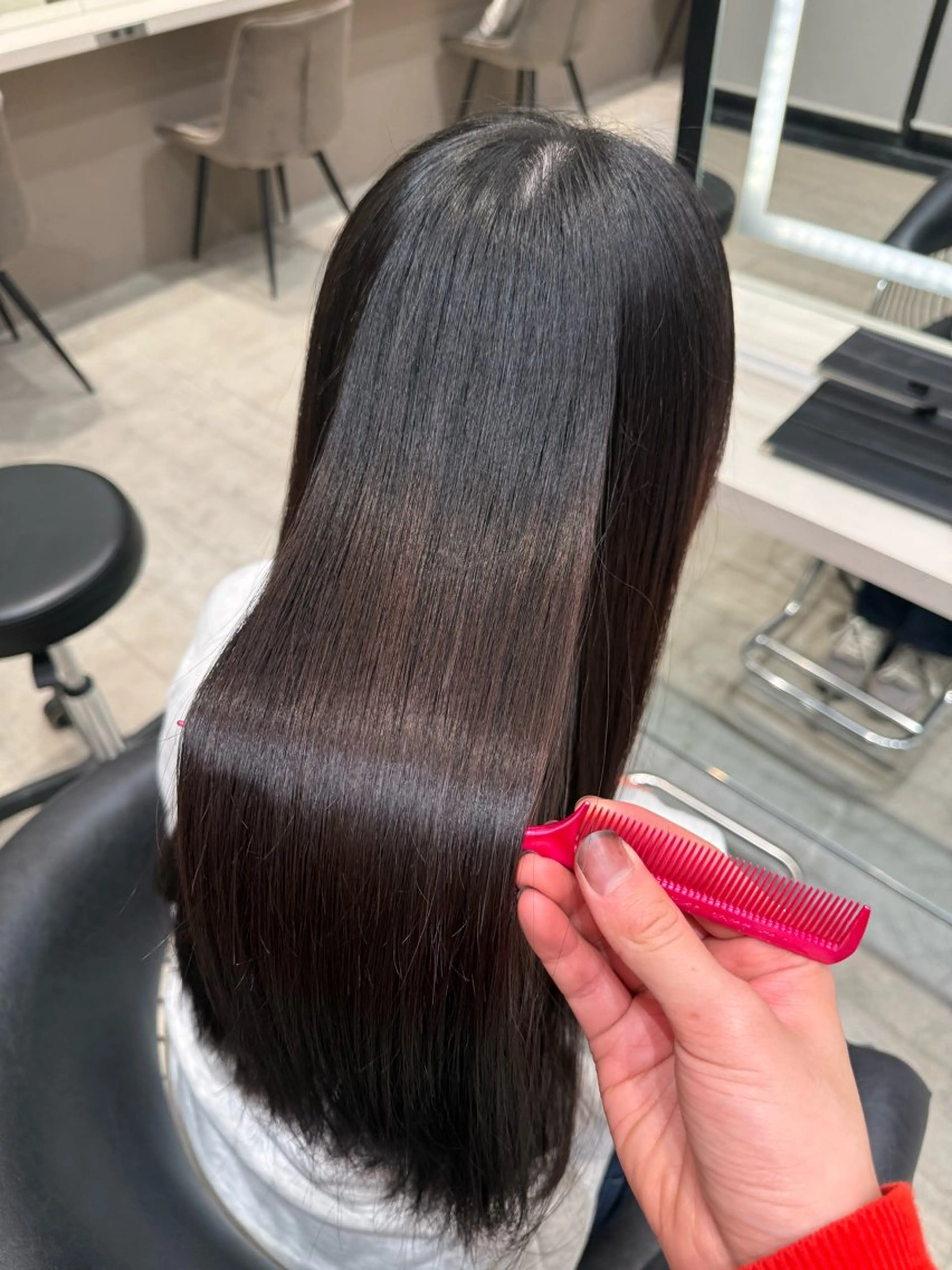 ロング カラー パーマ ヘアアレンジ トリートメント みっちー/ブリーチカ ラー/似合わせカラーのヘアスタイル