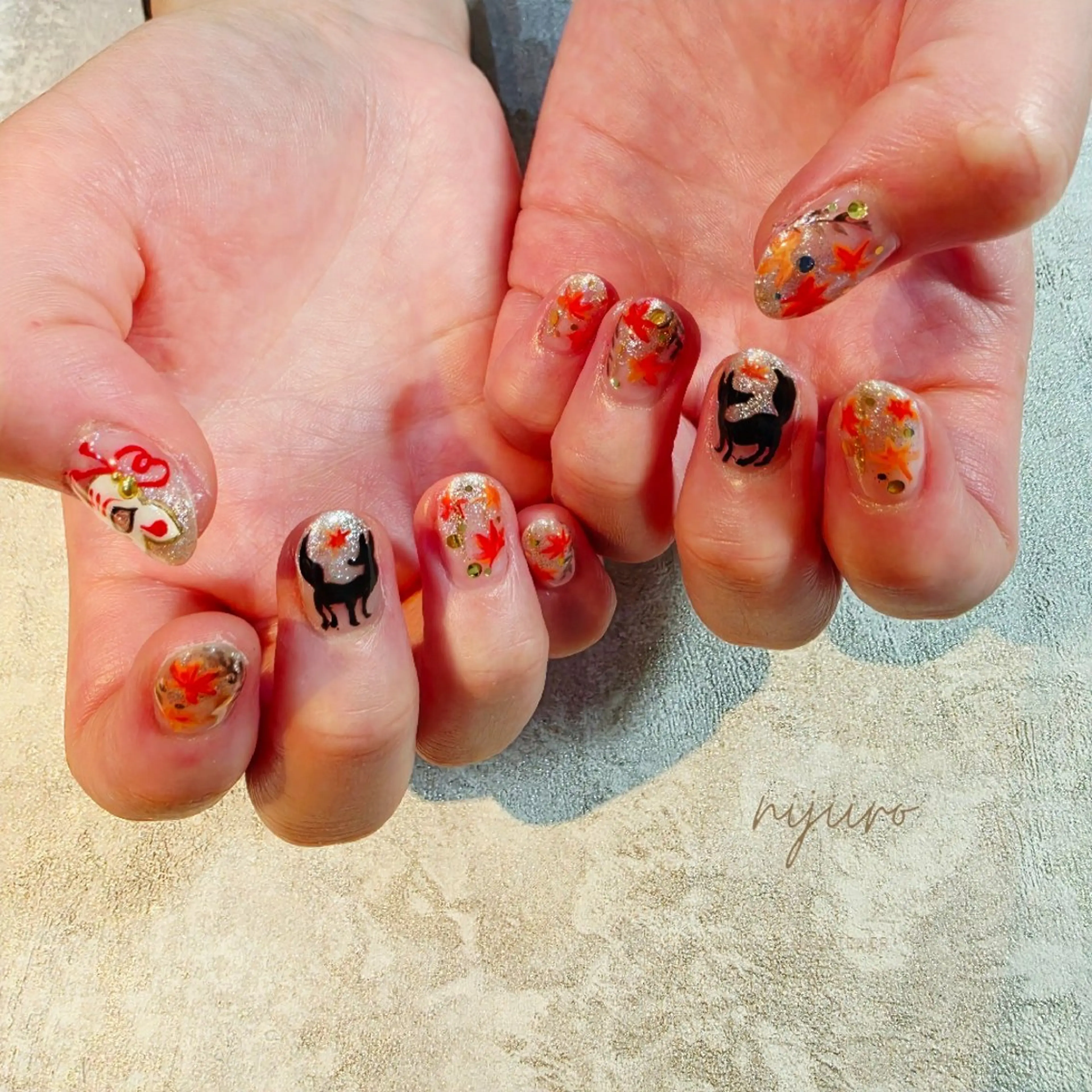 ネイル ハンドネイル nailatelier nijiiro.所属・nijiiro🌈 サトウのネイルデザイン