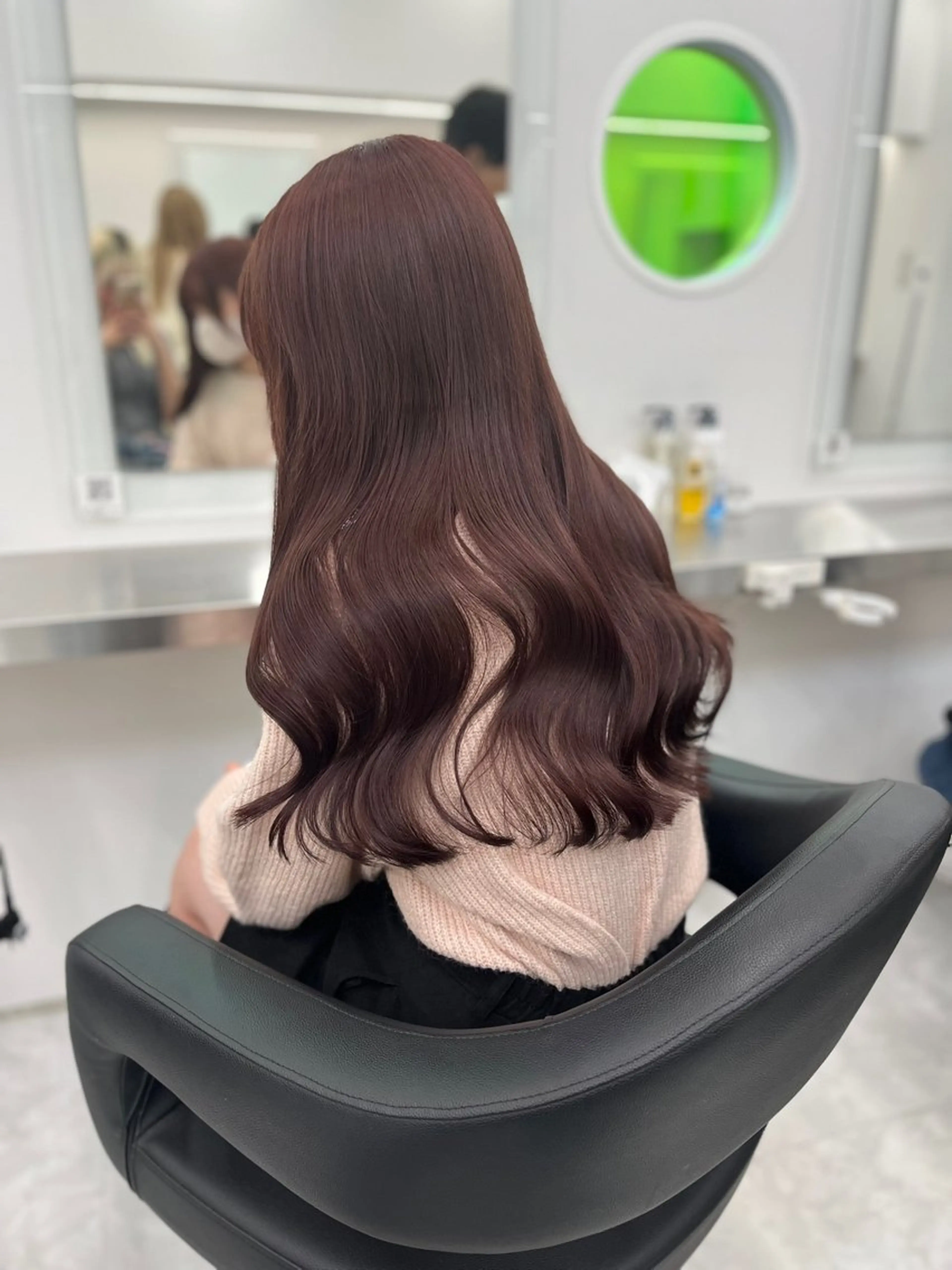ロング カラー ヘアアレンジ カット ヘアカラー トリートメント ヘッドスパ ヘアセット 🫧🎀うる艶暖色 🏹Nanako🎀のヘアスタイル