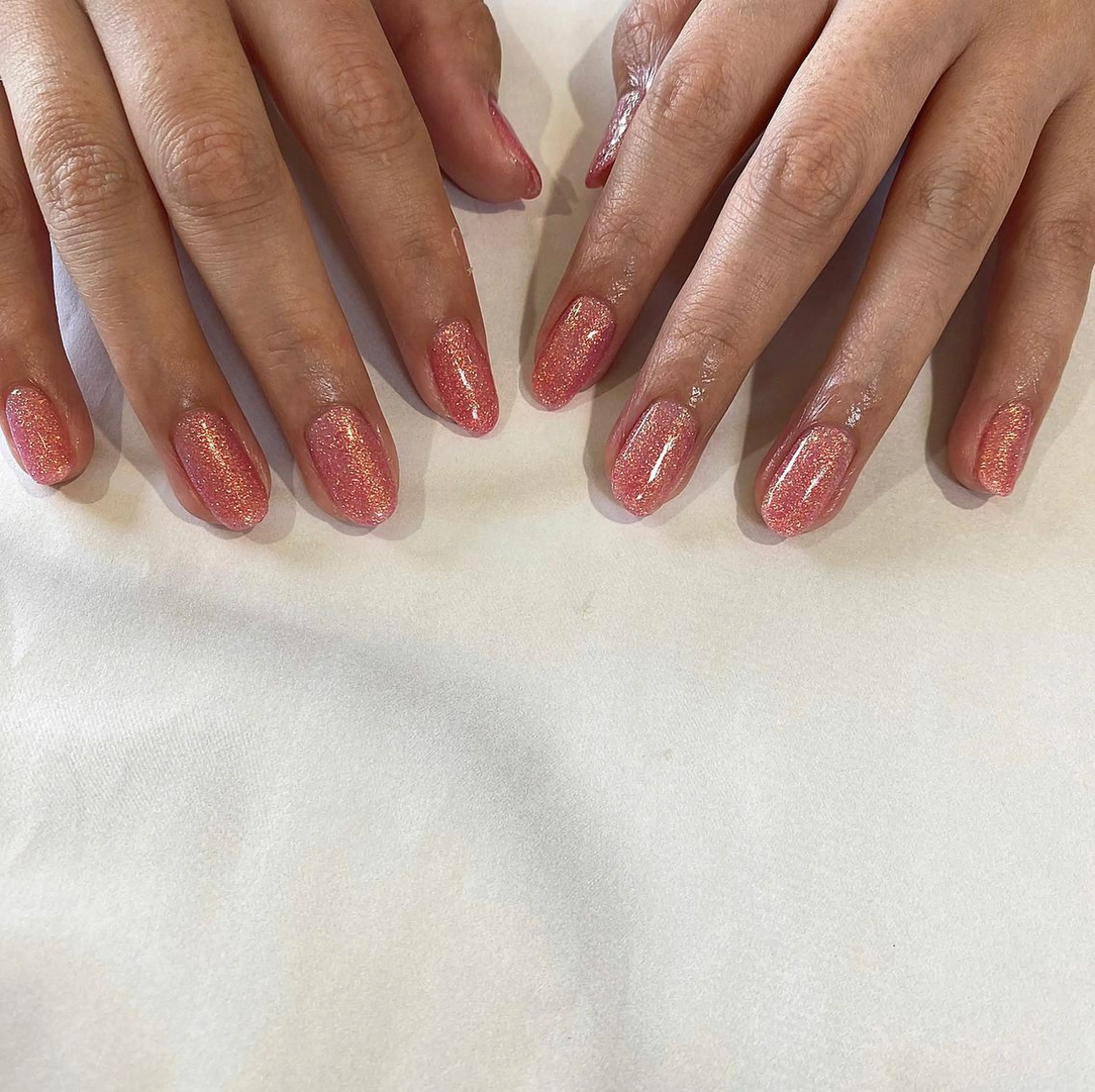 ネイル ラメ(グリッター) 椎葉 麻里矢のネイルデザイン