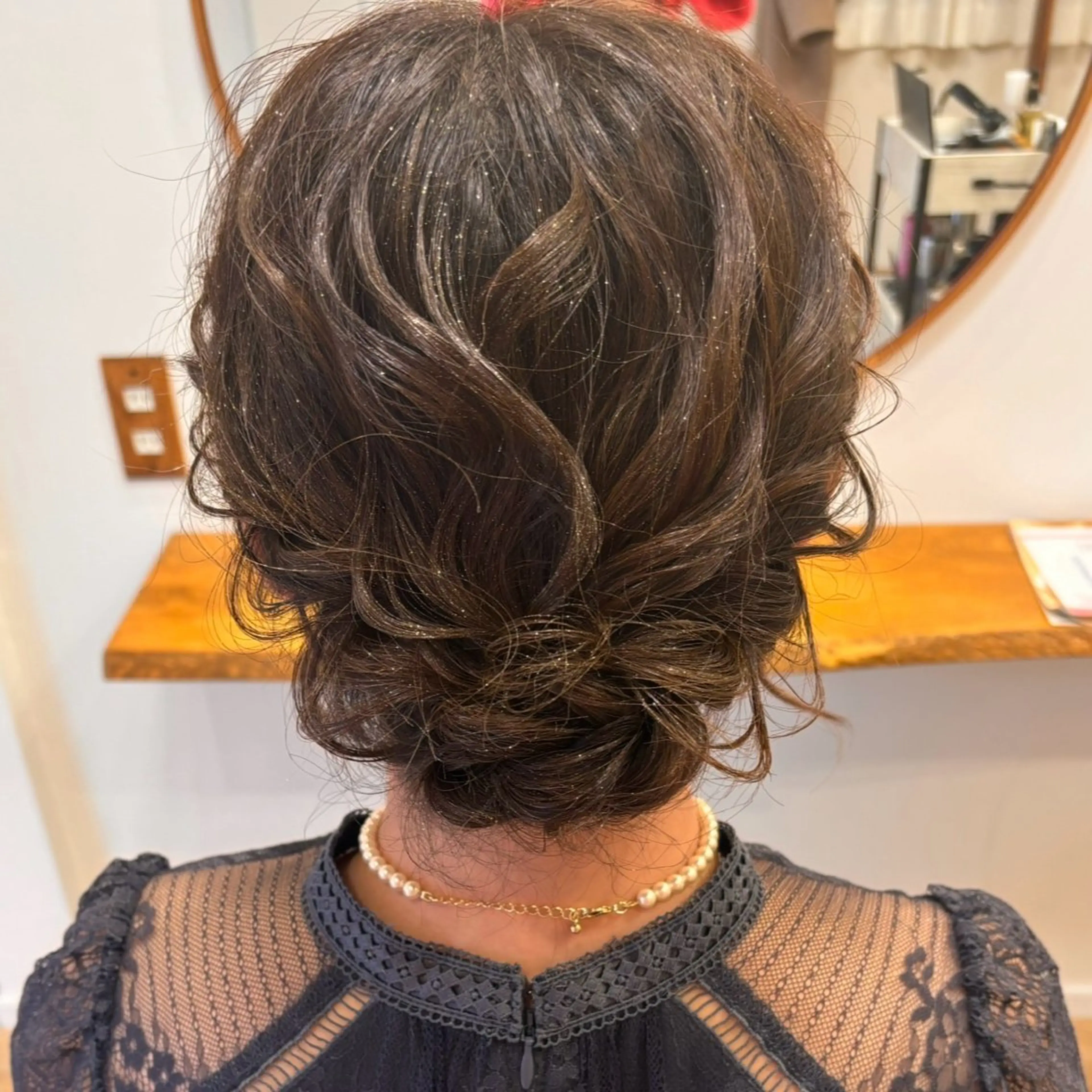 セミロング ヘアアレンジ ヘアセット ZAZA KANNA🌺のヘアスタイル