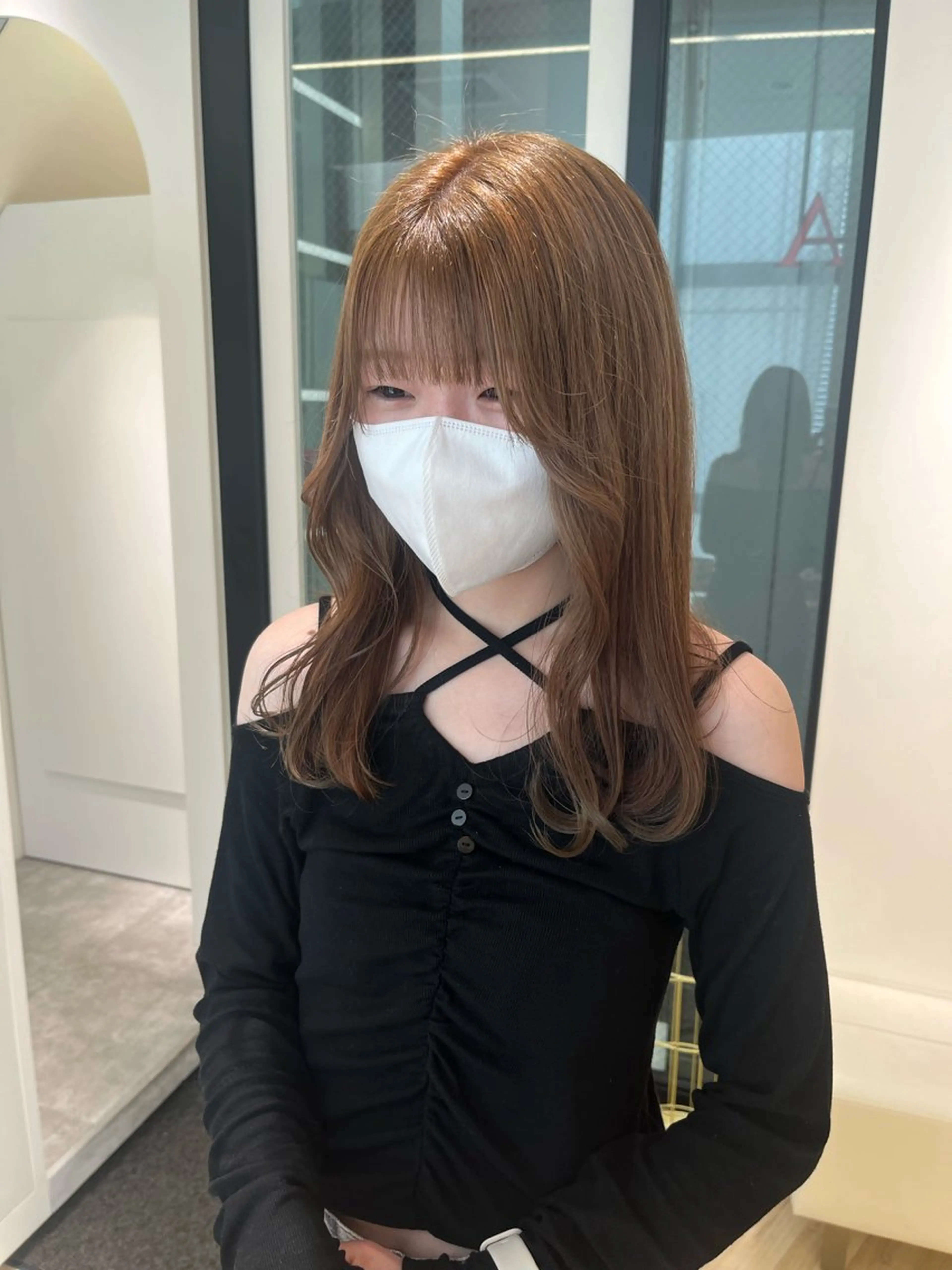 セミロング カラー ヘアカラー ParveMix / 山本 玲南🫧🪽のヘアスタイル