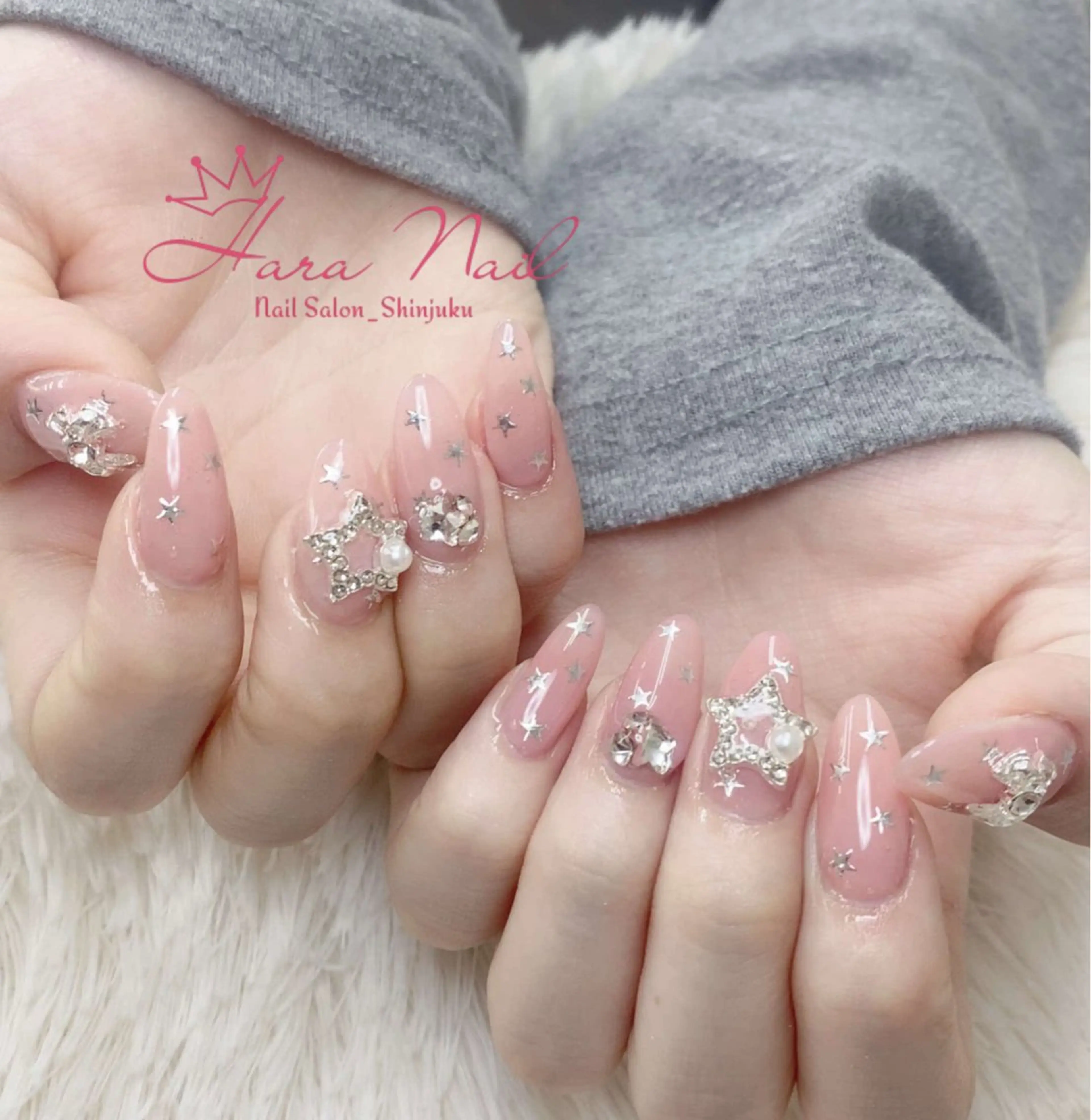 ネイル ハンドネイル ハンドケア Hara Nail 【パラジェル使用】のネイルデザイン