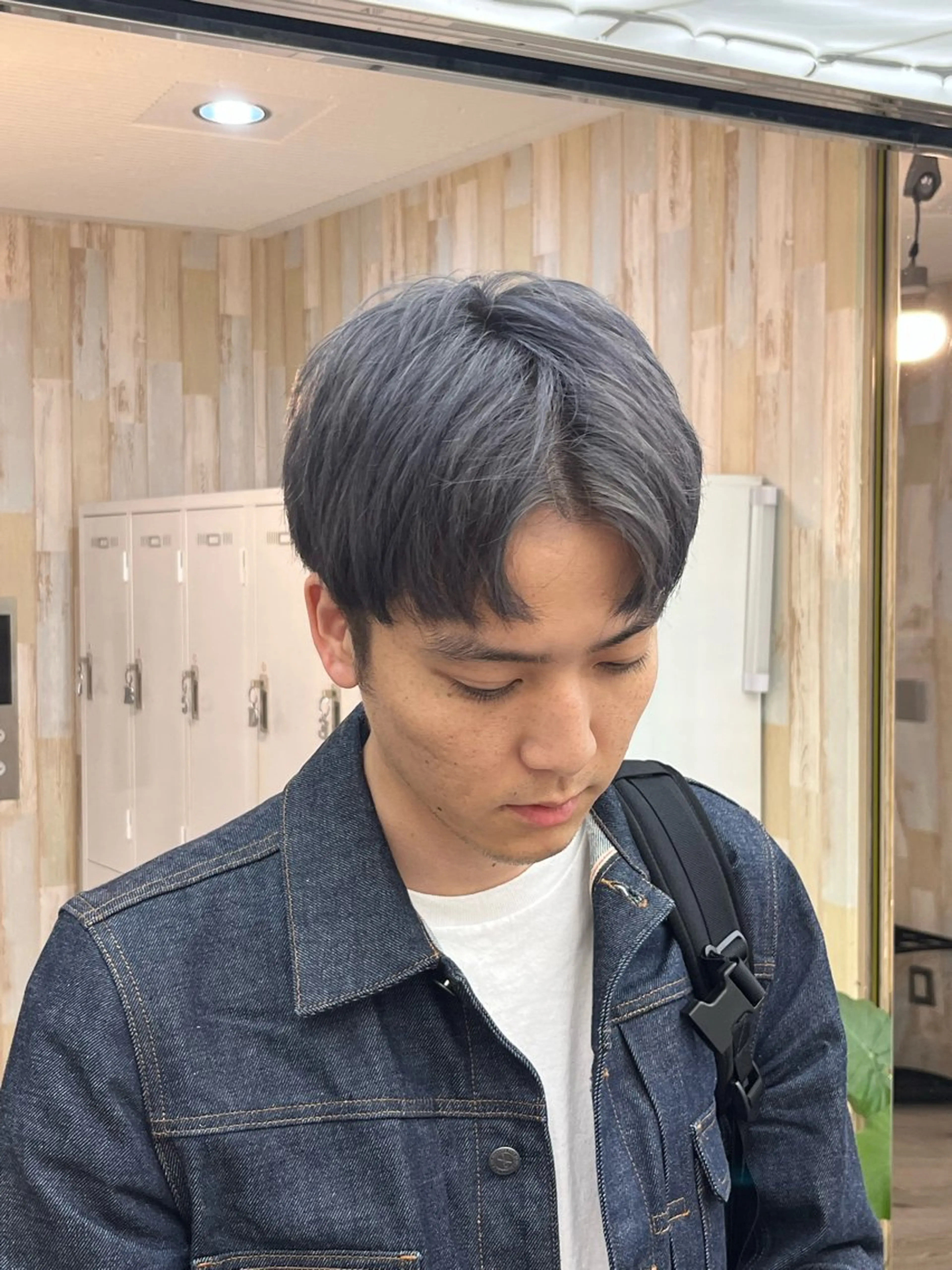 ショート カラー ヘアアレンジ メンズ メンズブリーチ アッシュ ブリーチ シルバー シルバーアッシュ 🦋レイヤー職人 猪瀬玲奈🦋のヘアスタイル