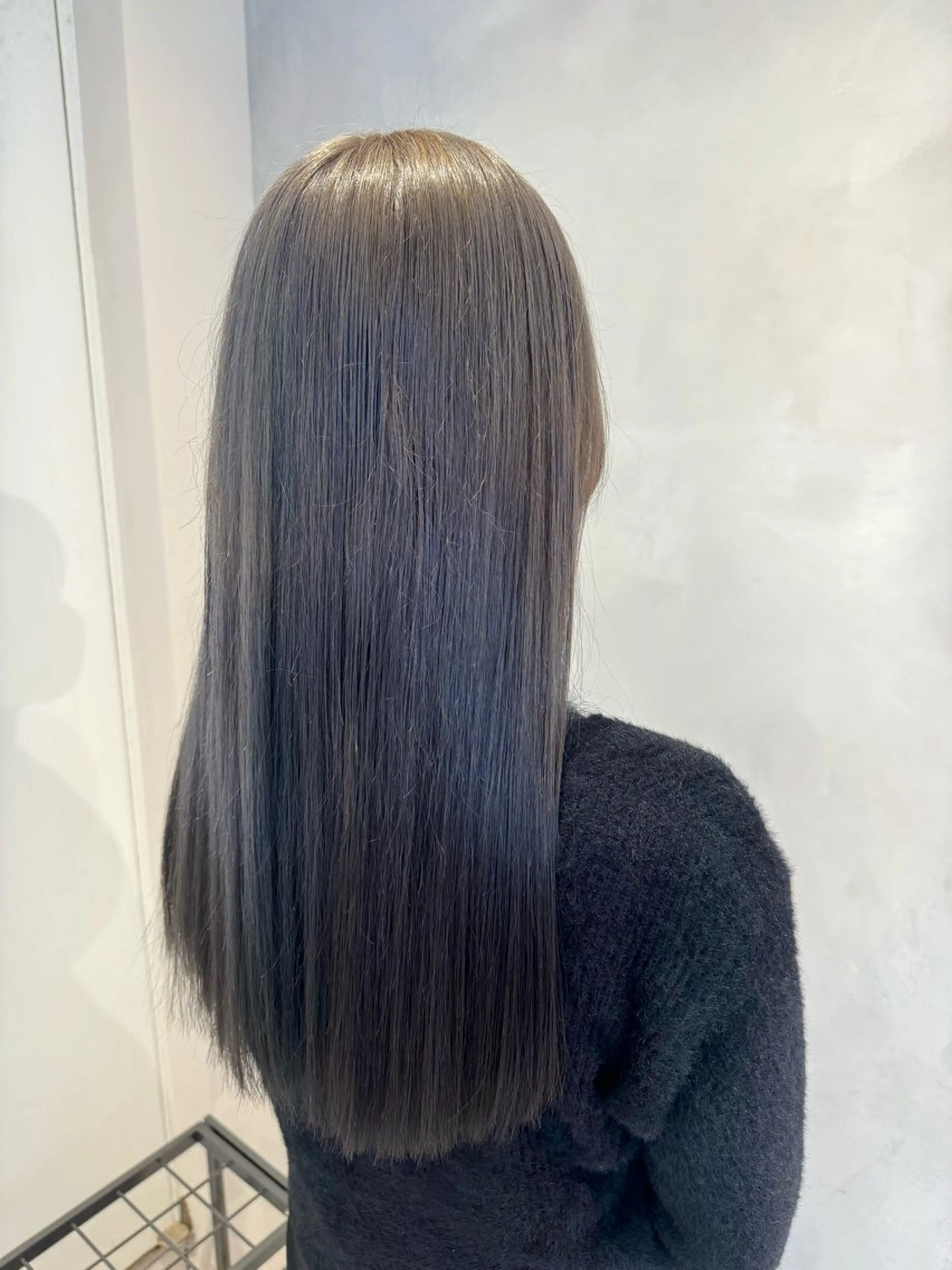 ロング カラー ブルーカラー カット ヘアカラー トリートメント 透明感カラー✨艶髪 制作🌱山根あゆみのヘアスタイル