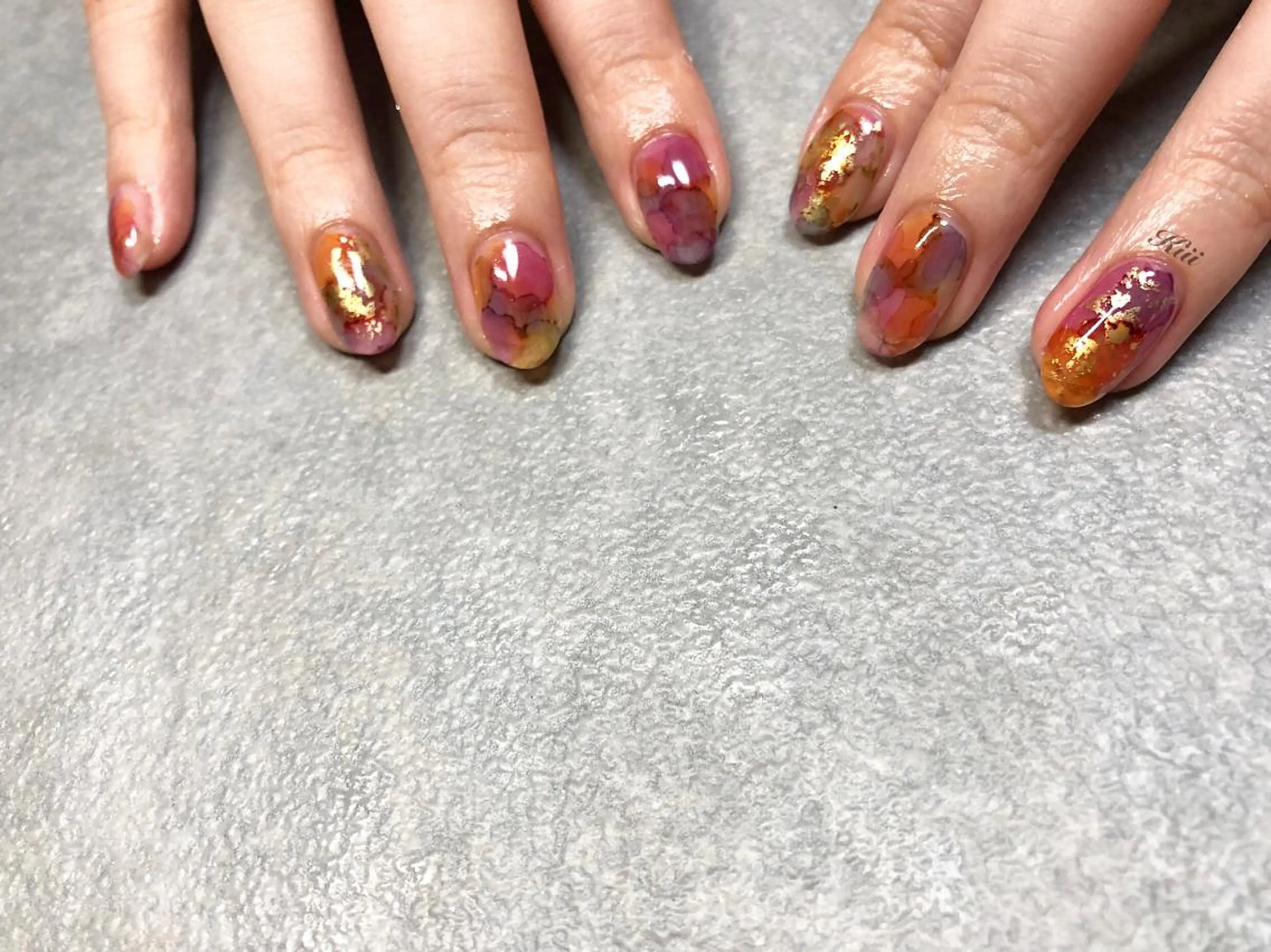 ネイル ハンドネイル フットネイル kiii.__ ✴︎*のネイルデザイン