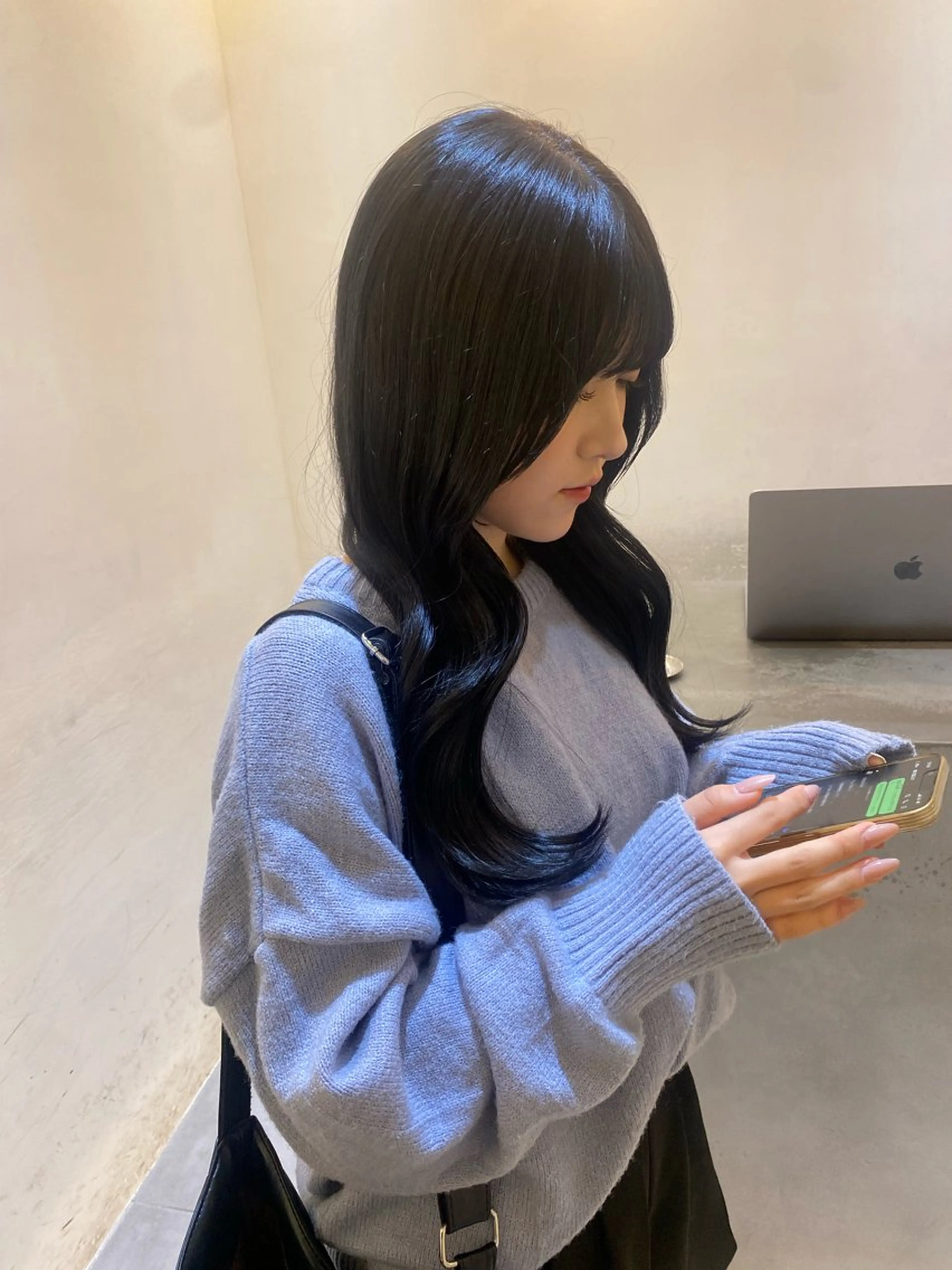 ☀️顔周り整えカット➕カラー☀️の写真