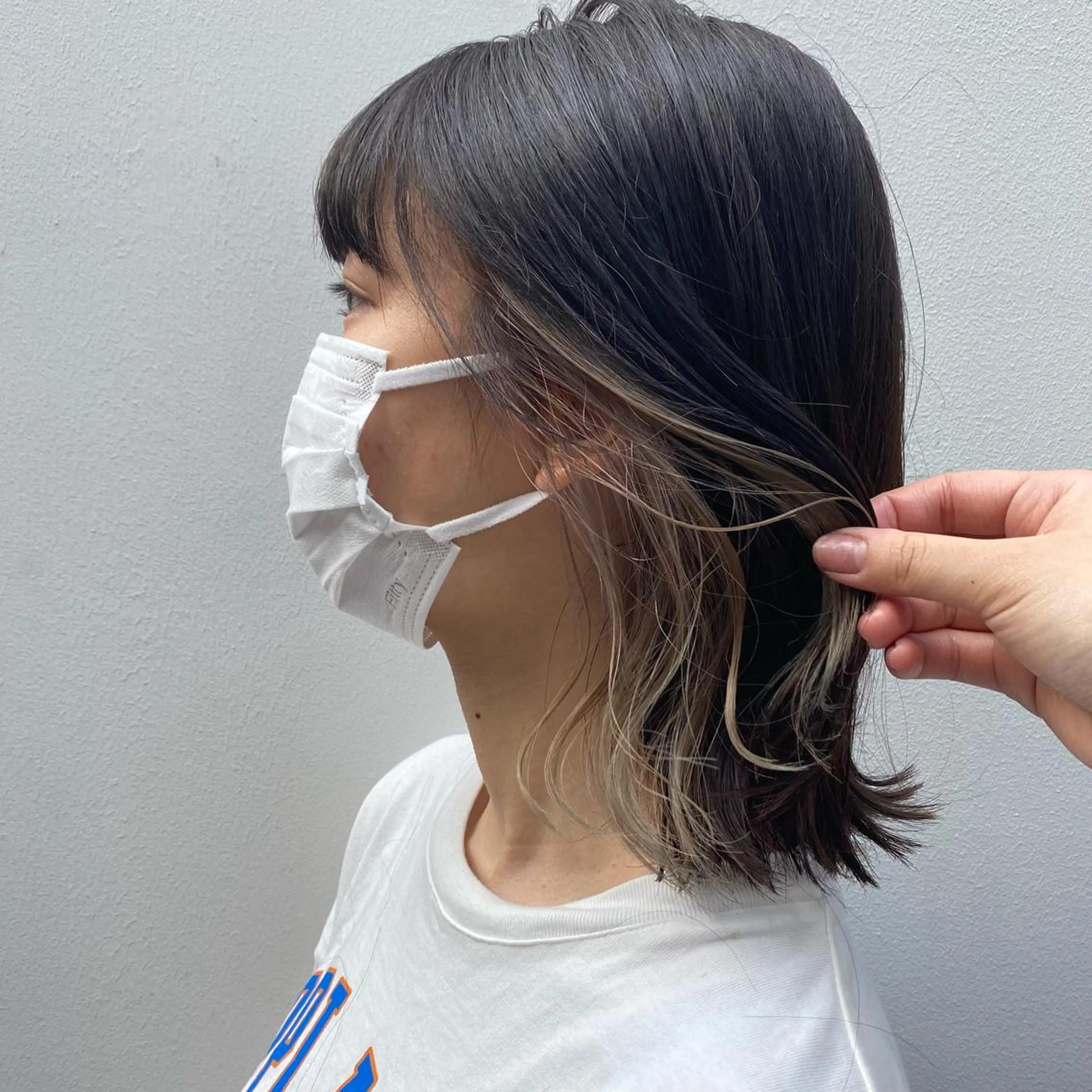 ミディアム カラー ブリーチ 🪭risa 暖色/レイヤー🪭のヘアスタイル