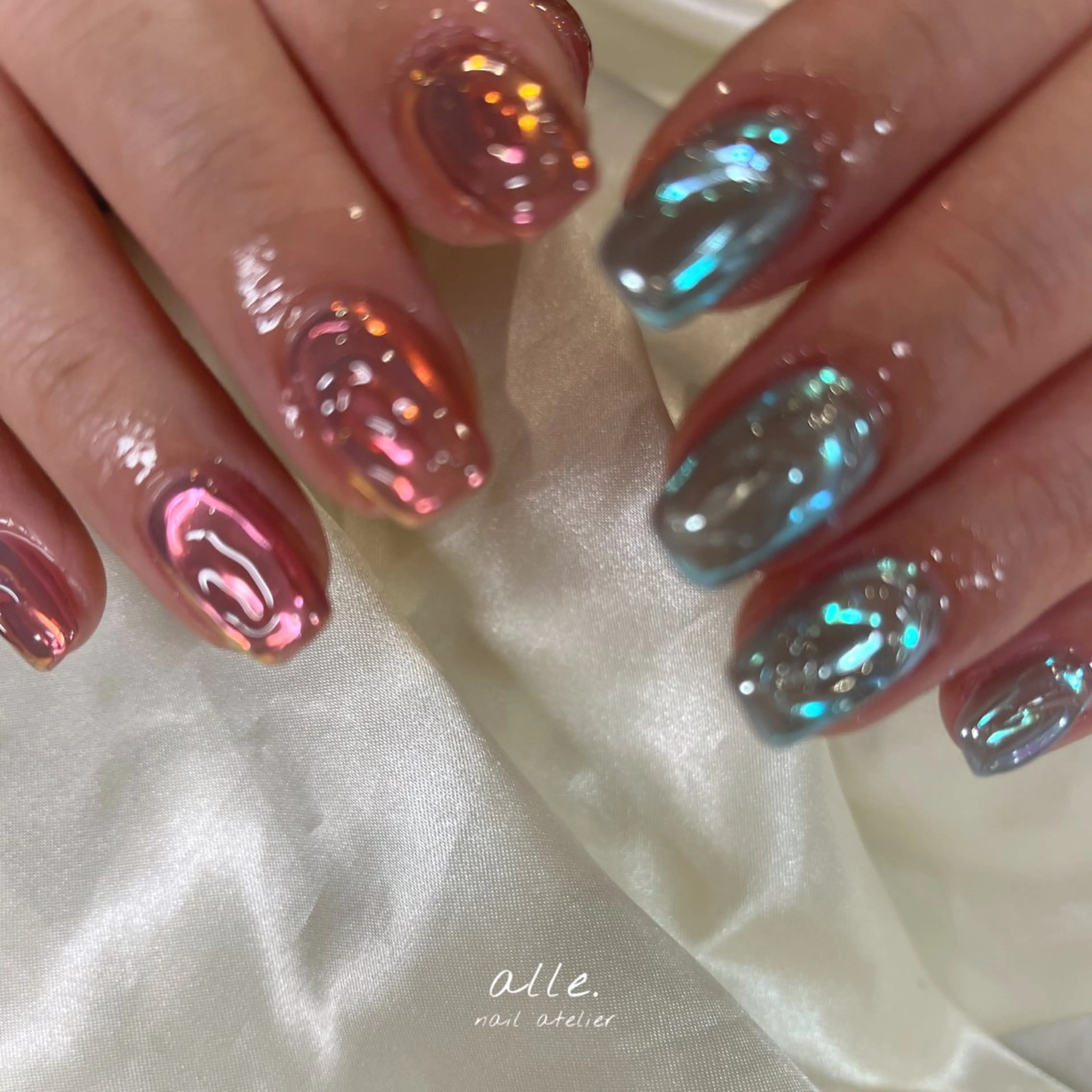 ネイル ハンドネイル atelier alle.のネイルデザイン