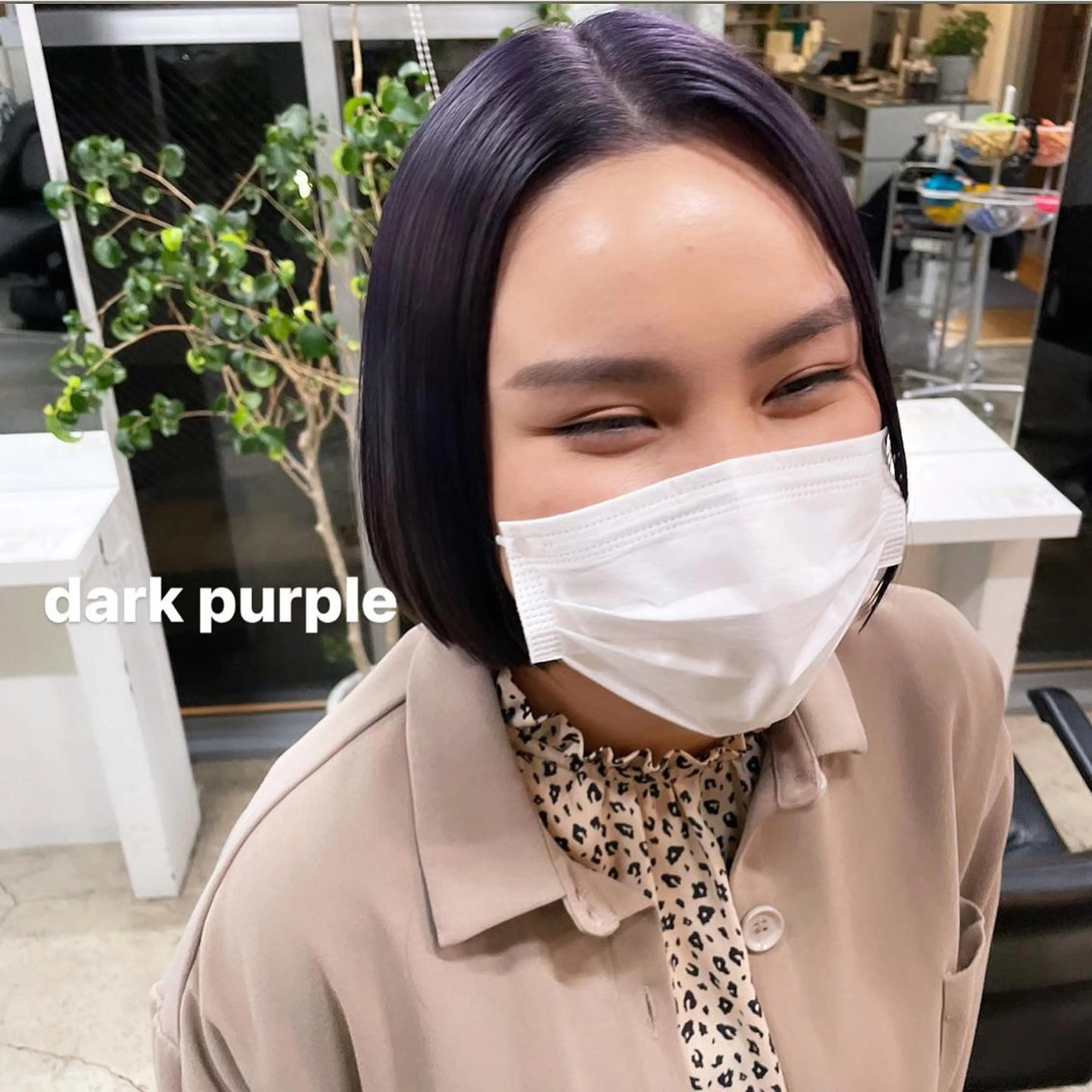 ショート センターパート／マッ シュ／パーマ　あさみのヘアスタイル