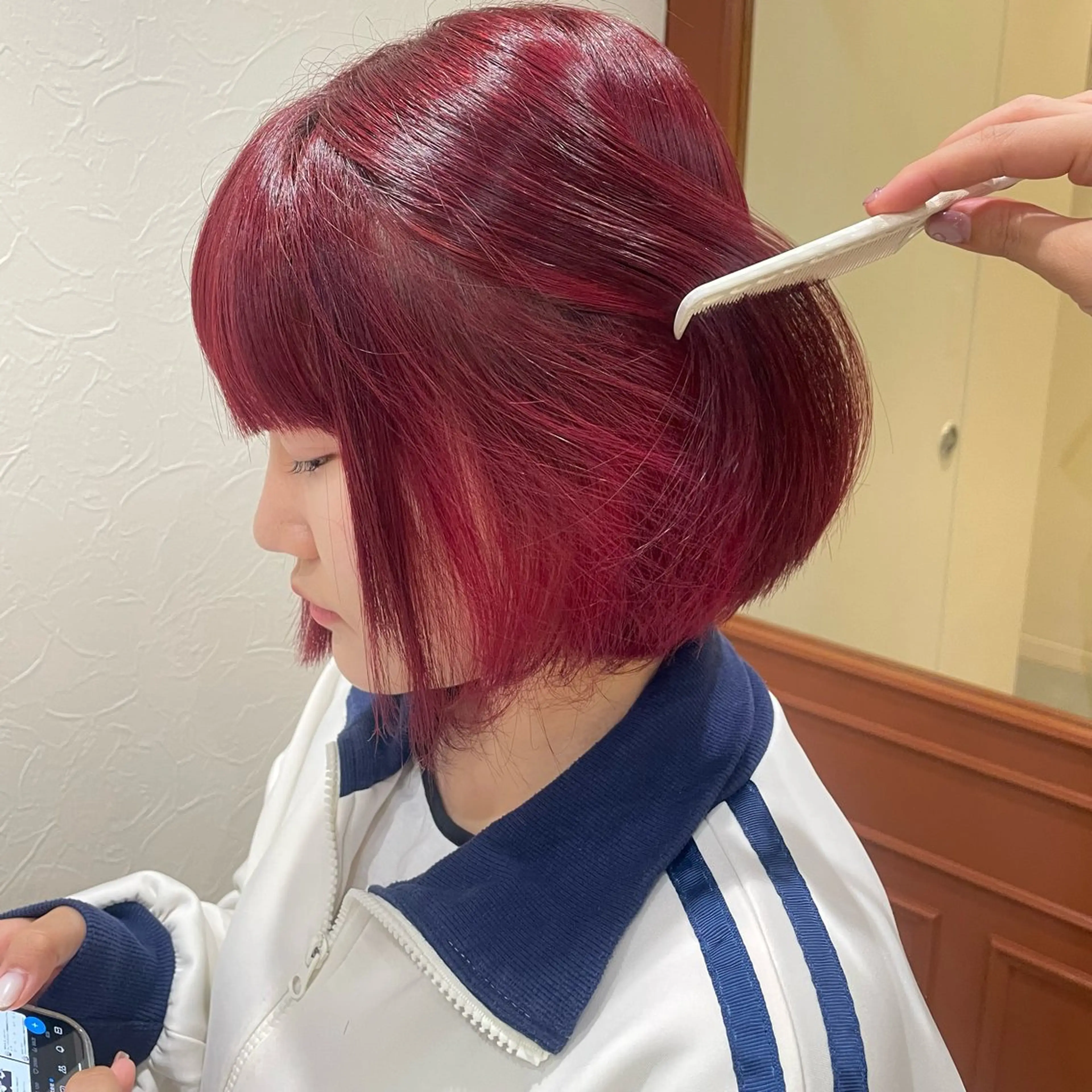 ショート カラー ブリーチ ダブルカラー ブリーチなしカラー カット ヘアカラー ヘッドスパ 似合わせカラー×髪質 改善伏見/RIONAのヘアスタイル