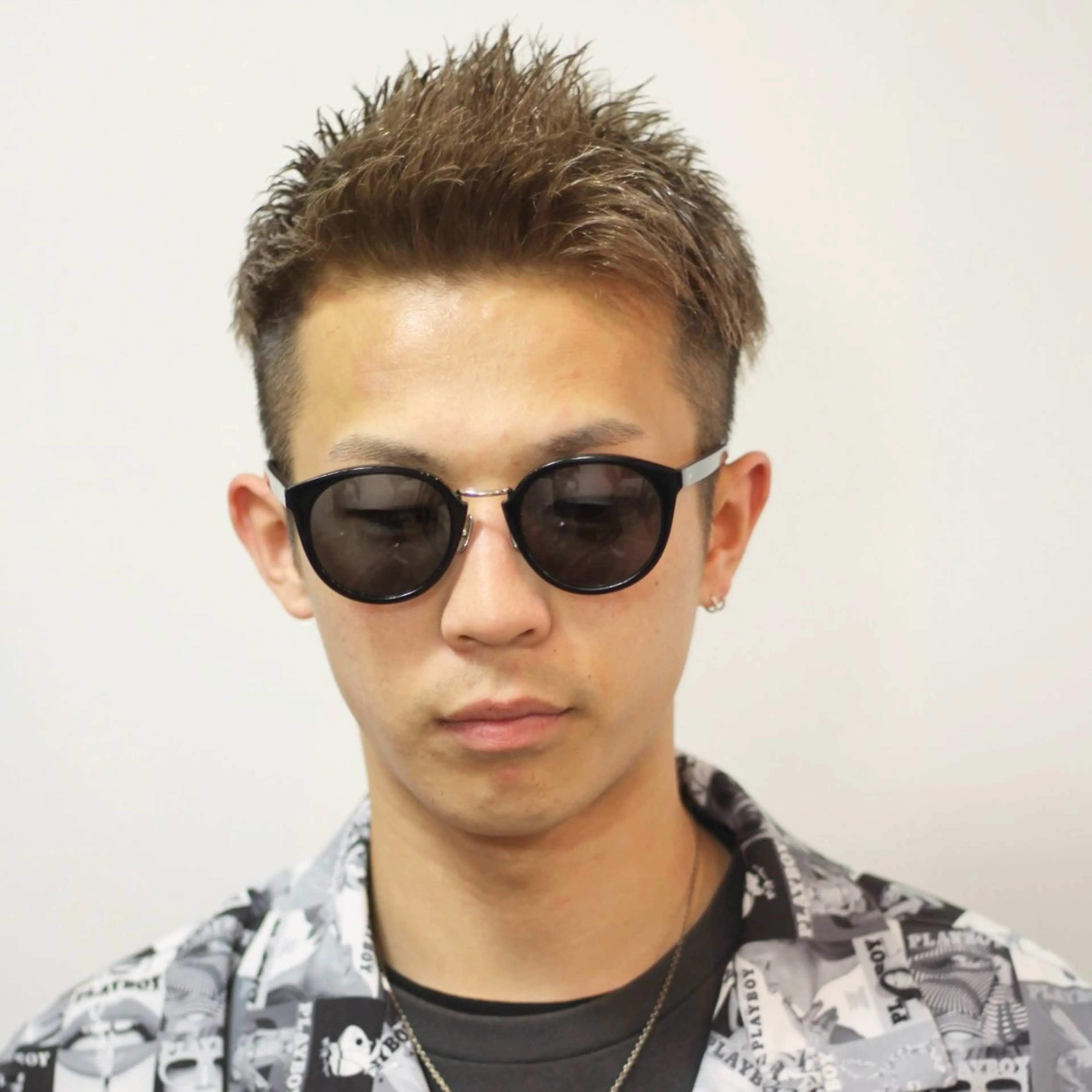 ショート メンズ 岩下 直生のヘアスタイル