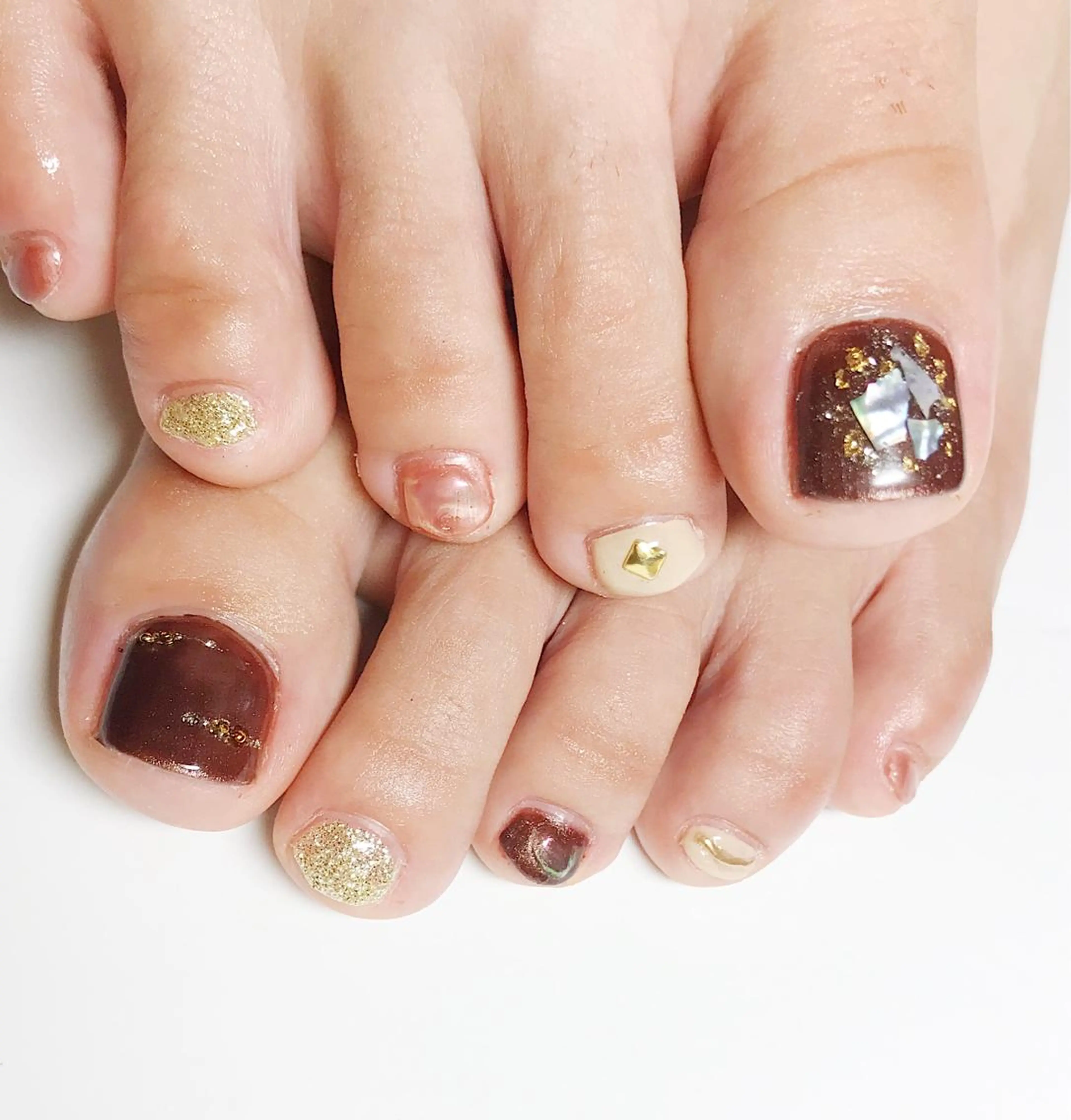 【ジェルオフあり】フット/アートし放題2時間ジェルネイル/持ち込みデザインOK❣️の写真