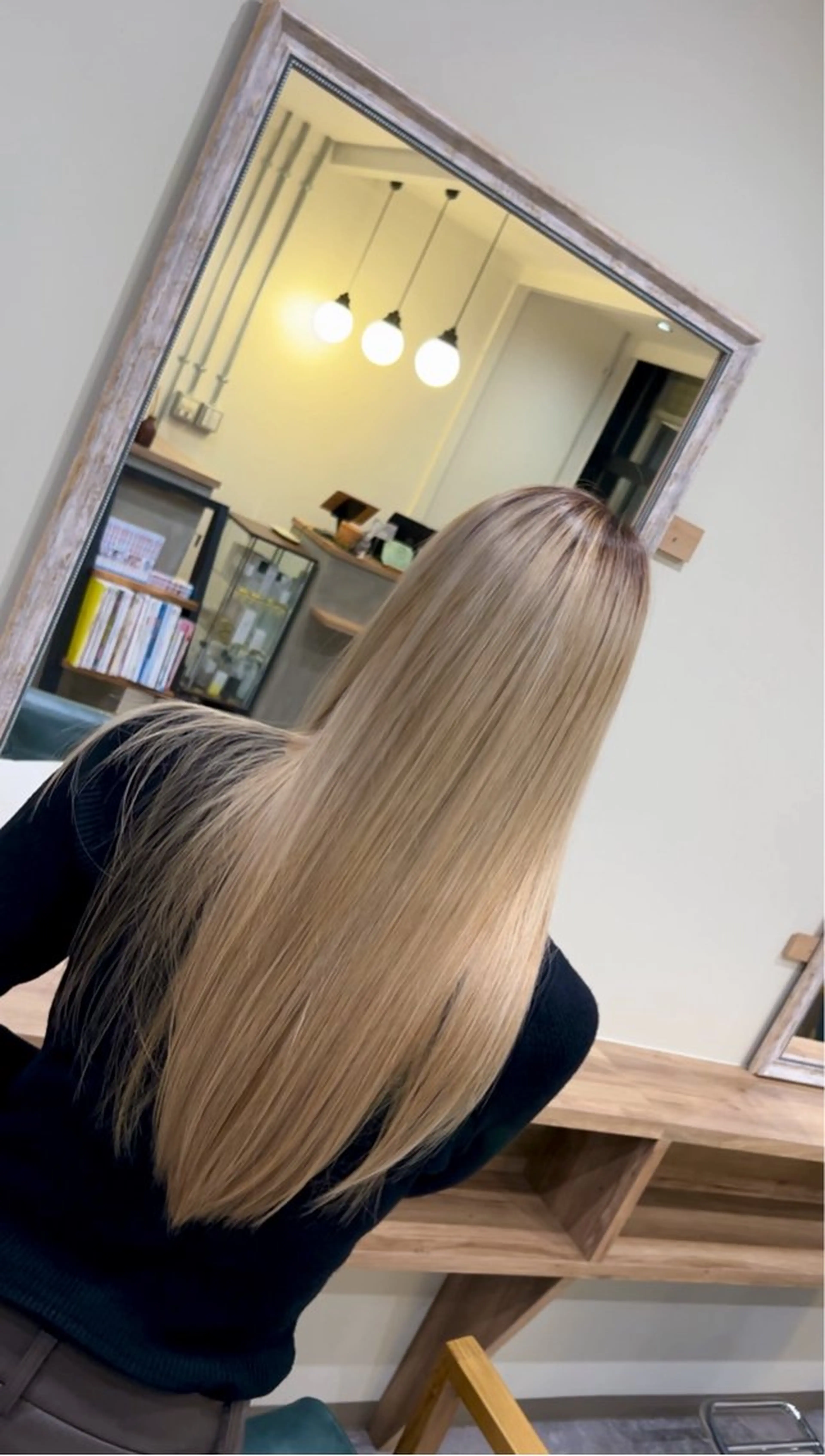 カラー ブリーチ/ストレート ダブルカラーtetoのヘアスタイル