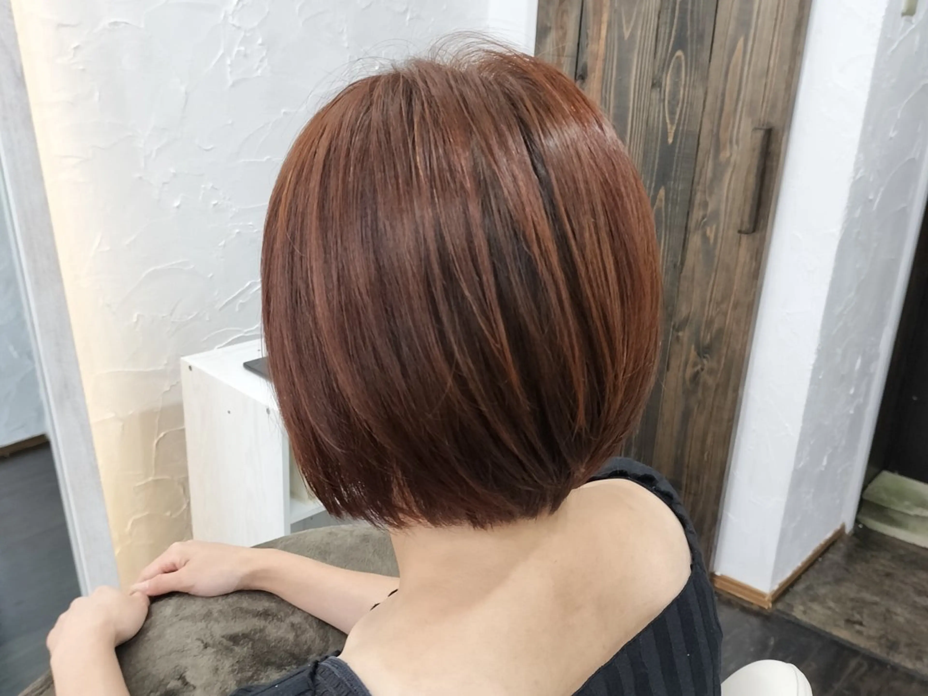 ショート カラー hair&make yurau所属・古民家ｻﾛﾝ/みうら あや\ﾏﾝﾂｰﾏﾝのヘアスタイル