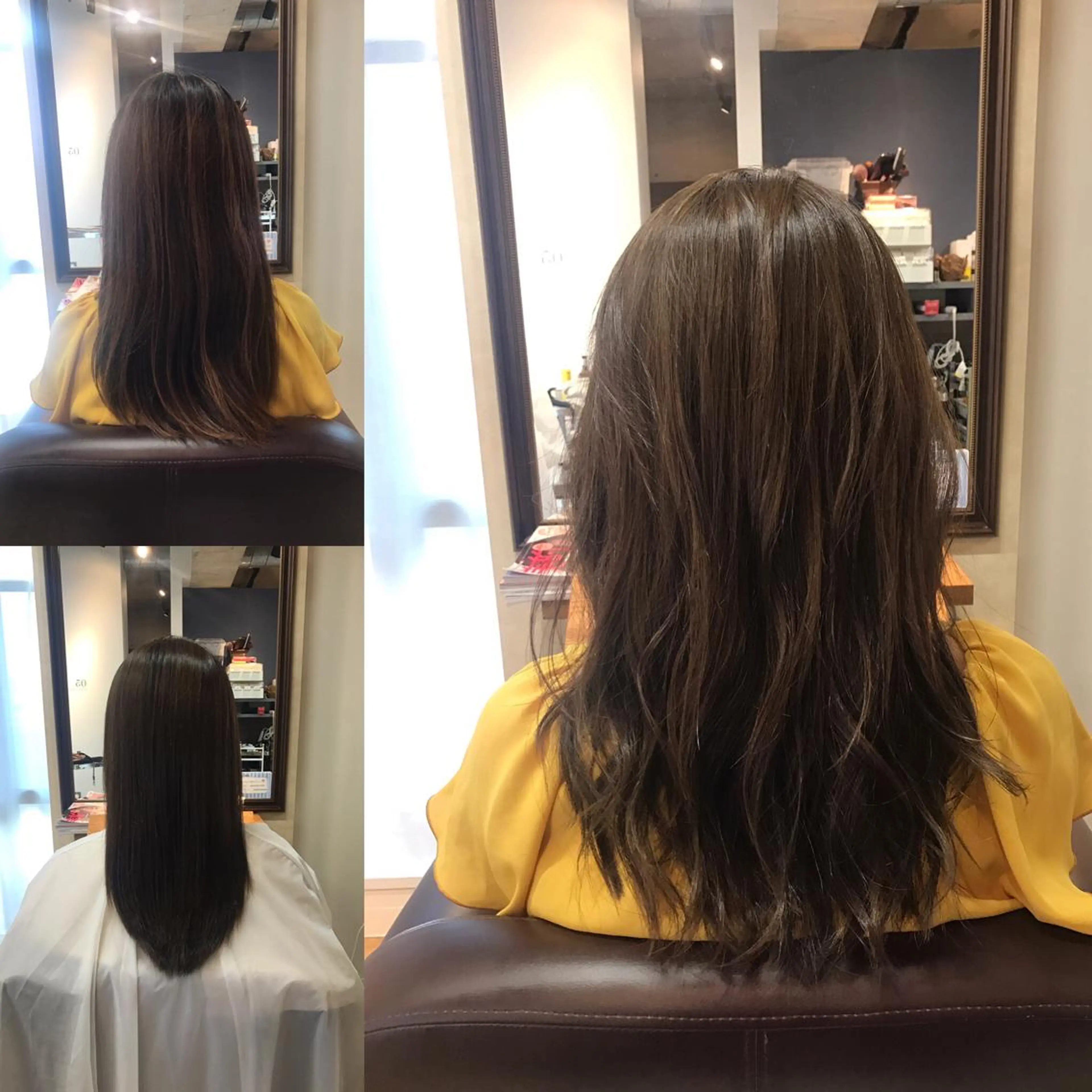 ロング カラー 今井 三智也のヘアスタイル