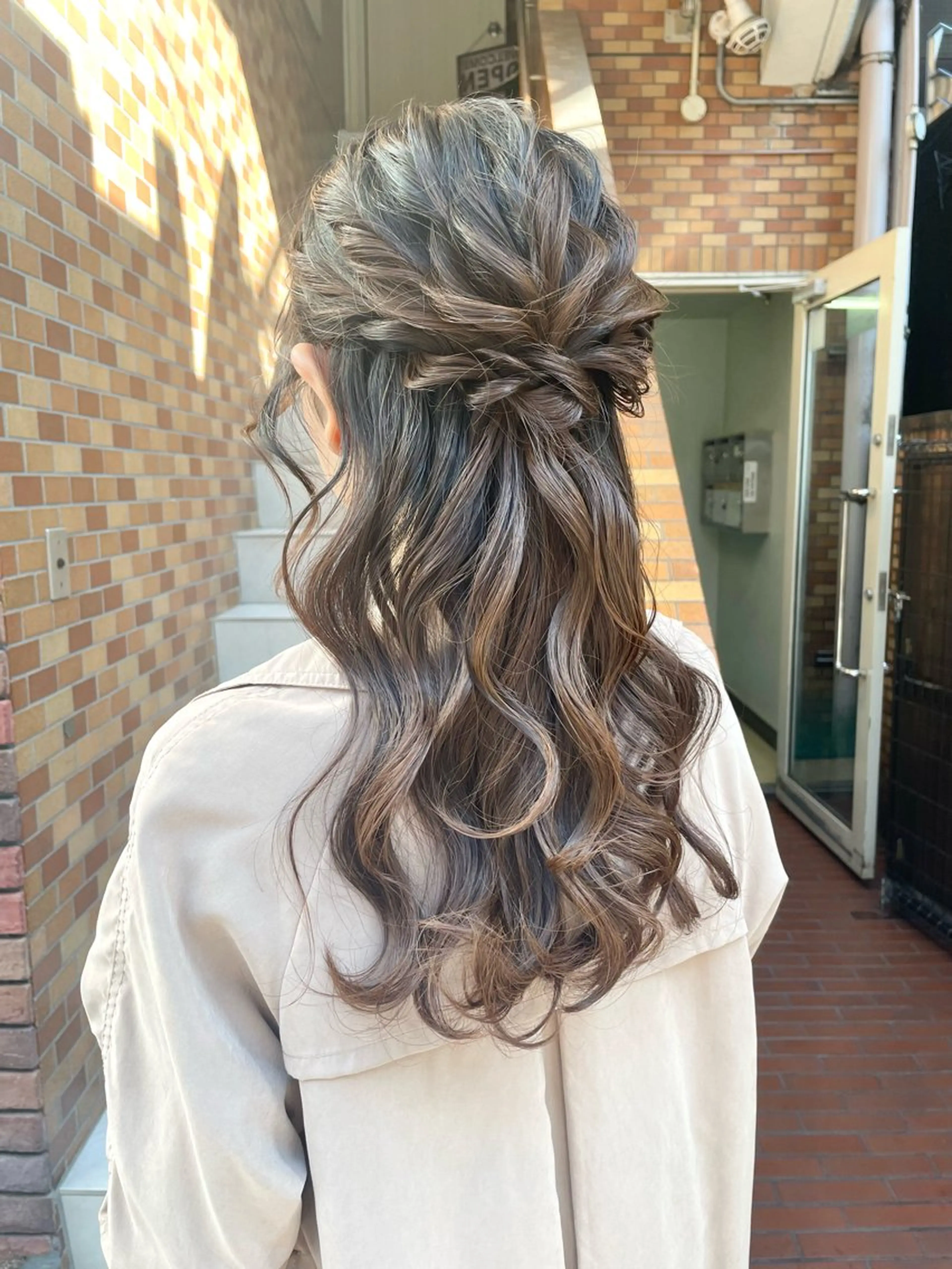 ヘアアレンジ ヘアセット 韓国ヘアー🇰🇷 MIWAのヘアスタイル