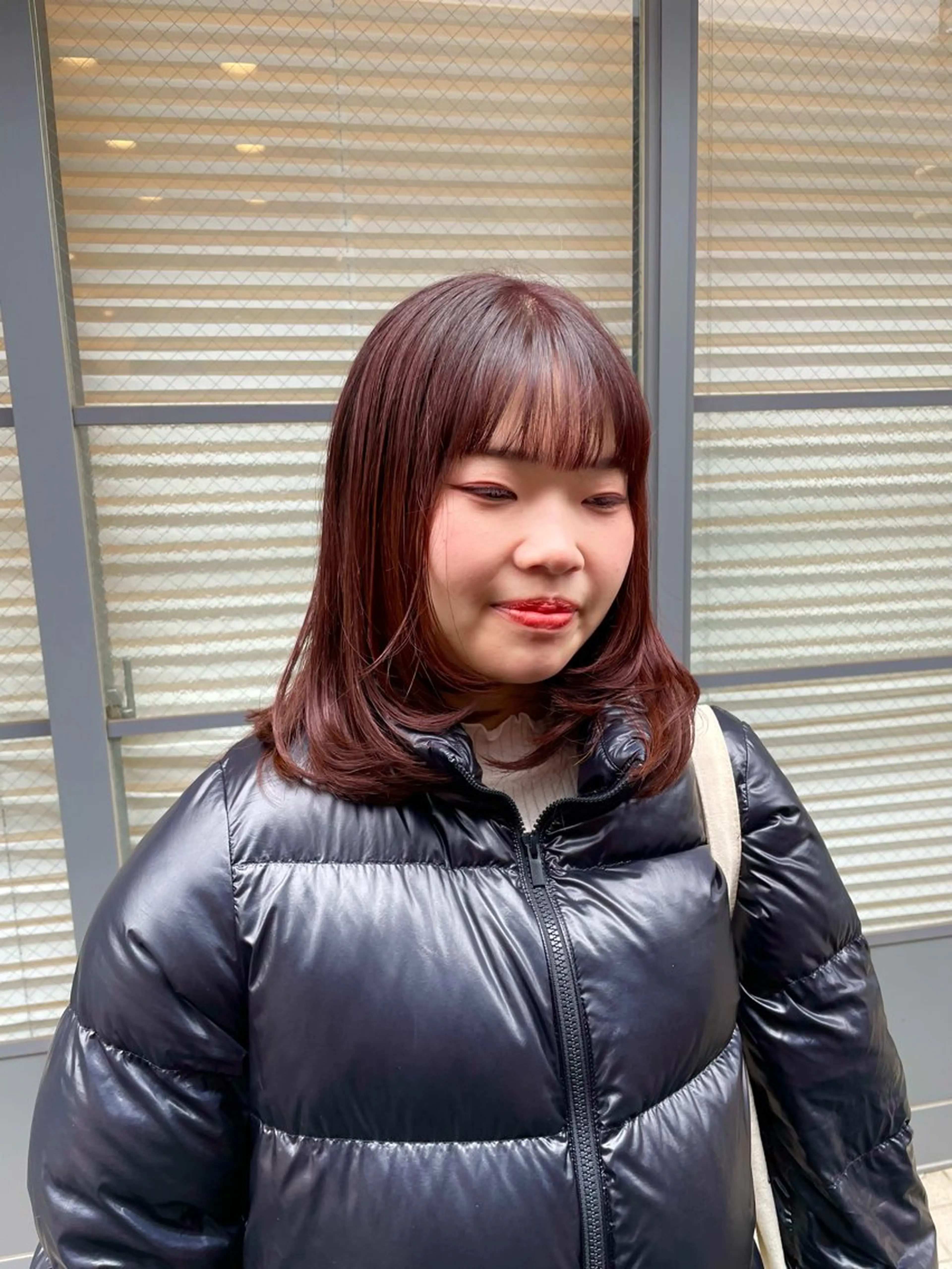 セミロング レイヤーカット カット ヘアカラー 🌷【暖色艶カラー】 shiori🌷のヘアスタイル