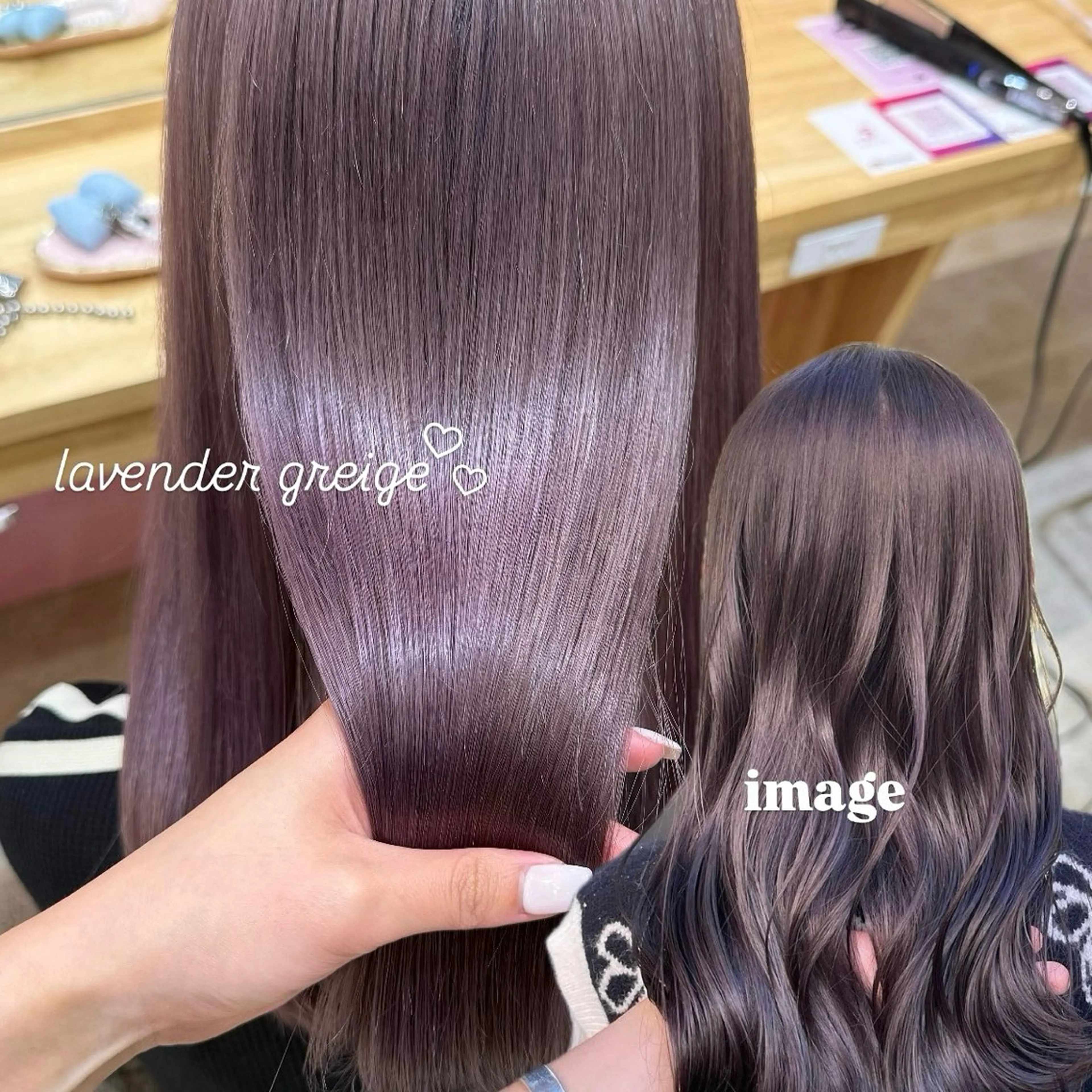 ロング カラー カット ヘアカラー トリートメント 柔らかいcolor ￤韓国￤🩰マユ🩰のヘアスタイル