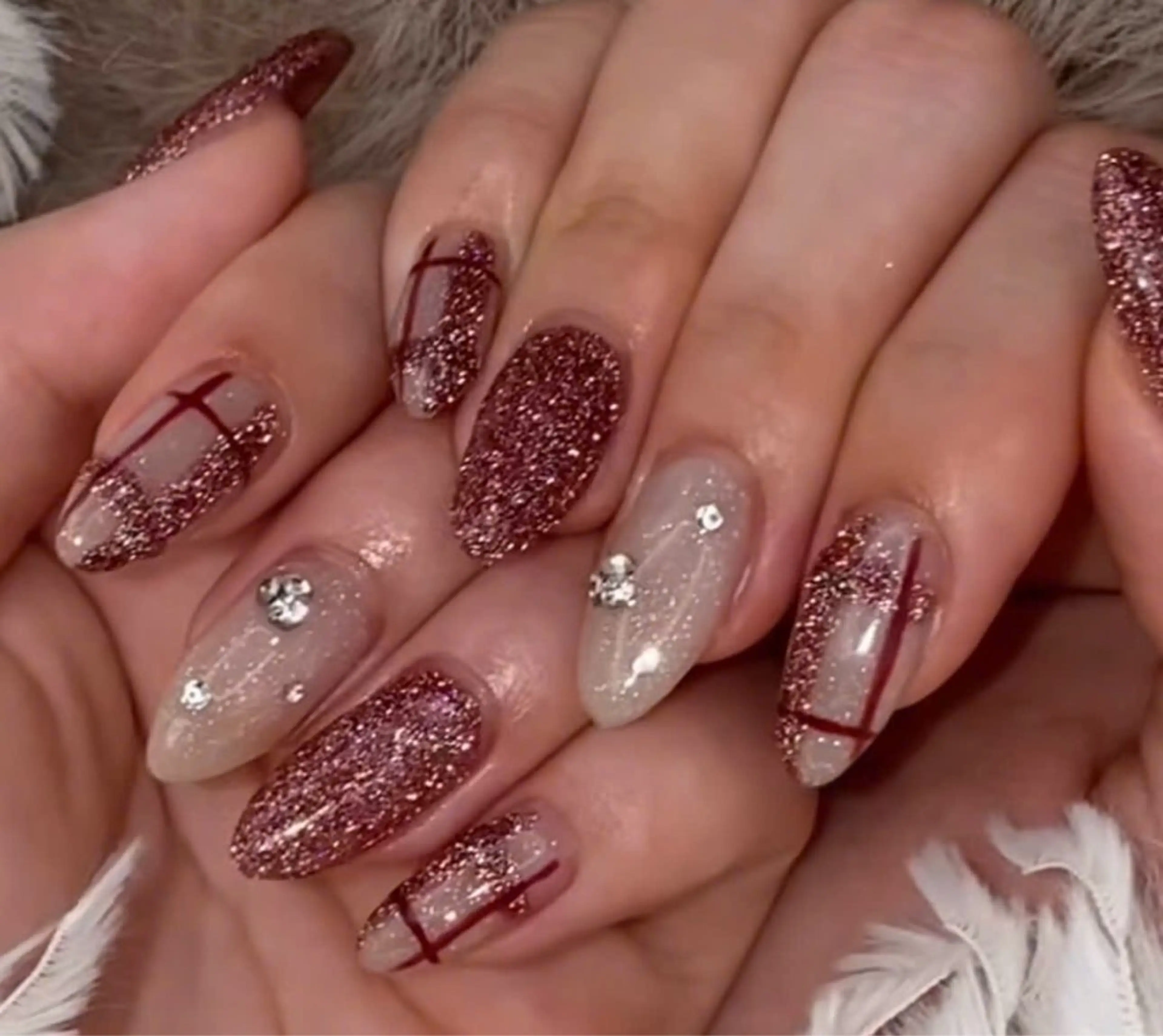 ネイル フレンチネイル ジェルネイル ハロウィン キラキラネイル 韓国ネイル ハンドネイル H.baby Nail Salonのネイルデザイン