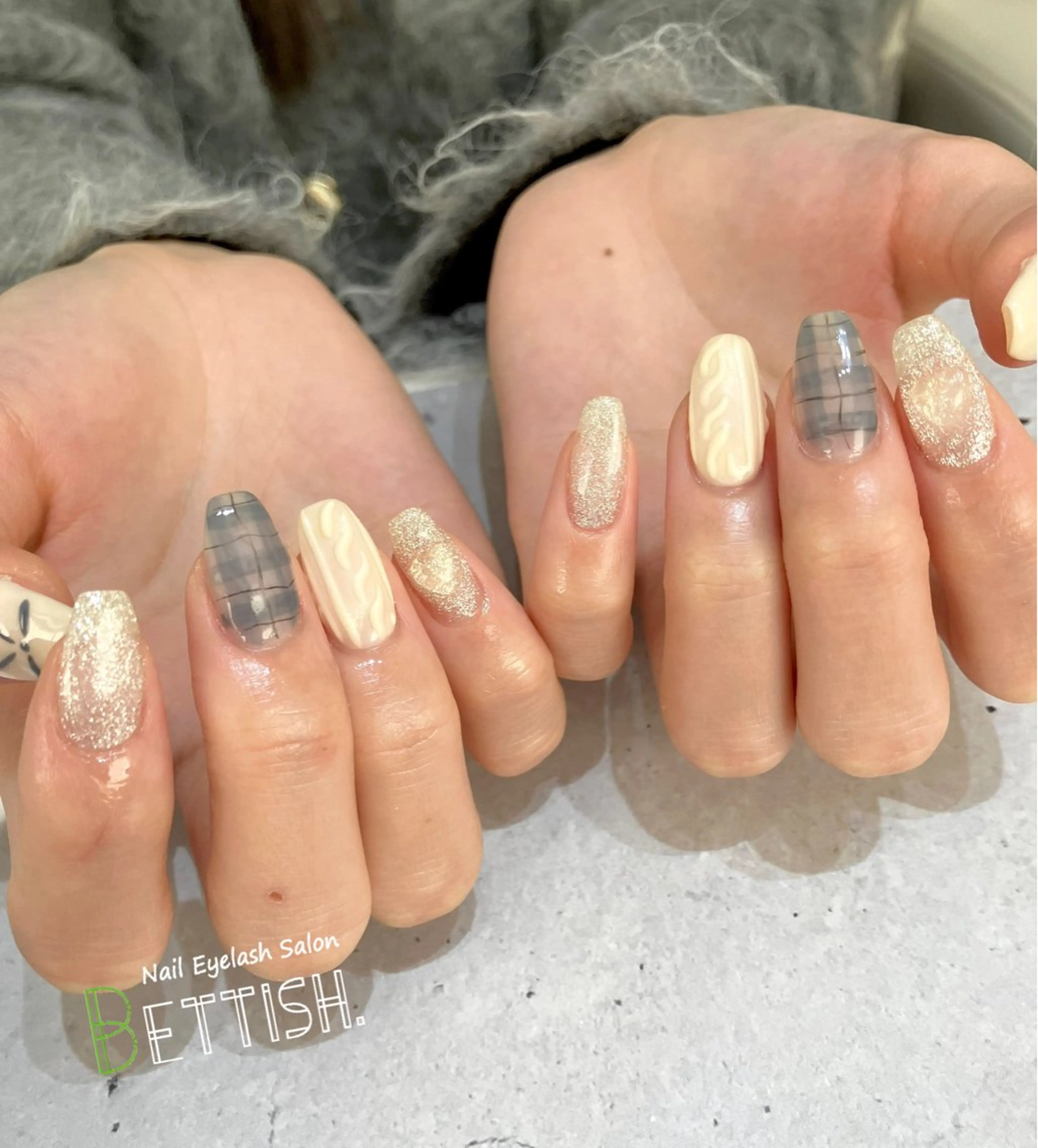 ネイル ハート ハンドネイル BETTISH. KUMIKO☺︎︎のネイルデザイン