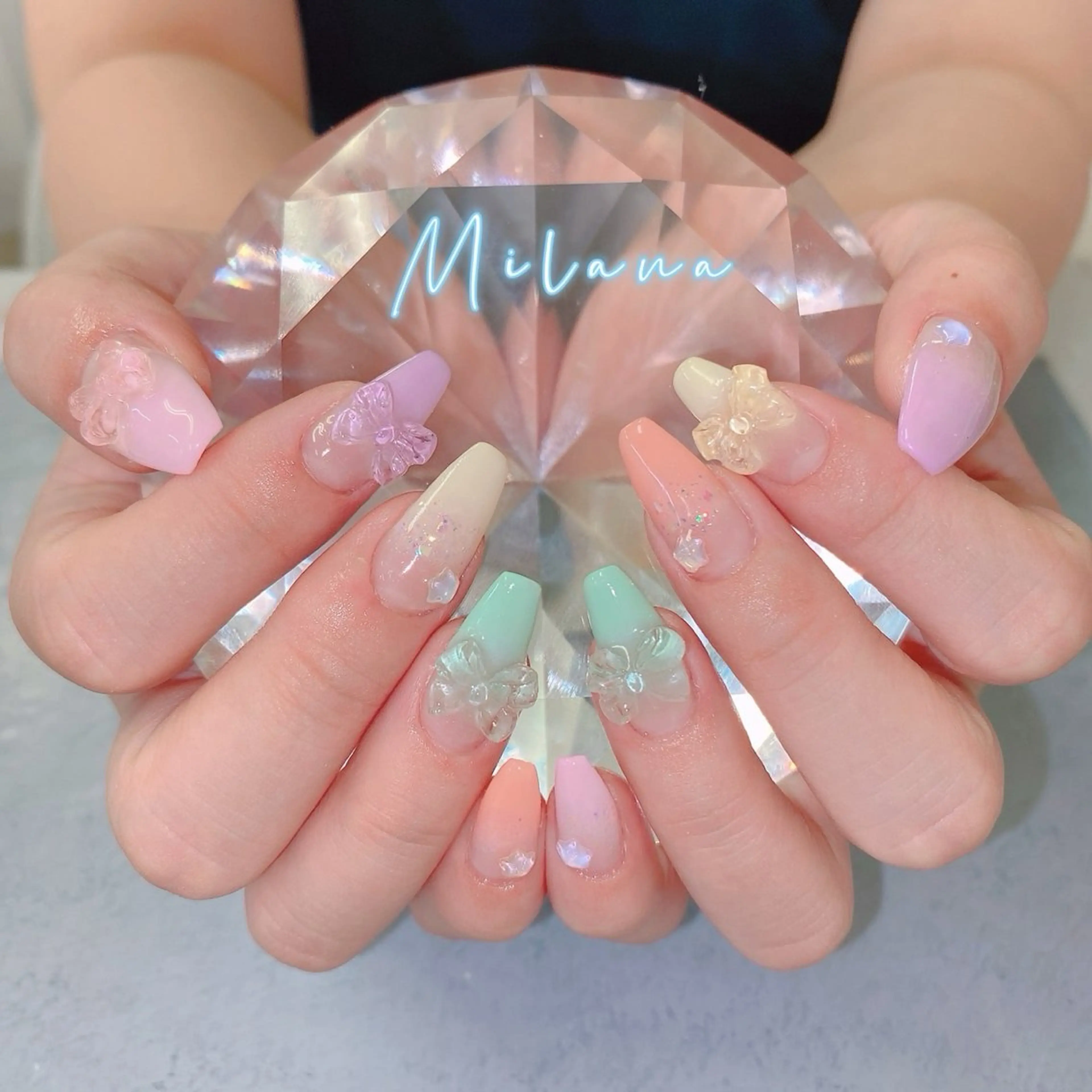 ネイル ハンドネイル Milana 西里のネイルデザイン