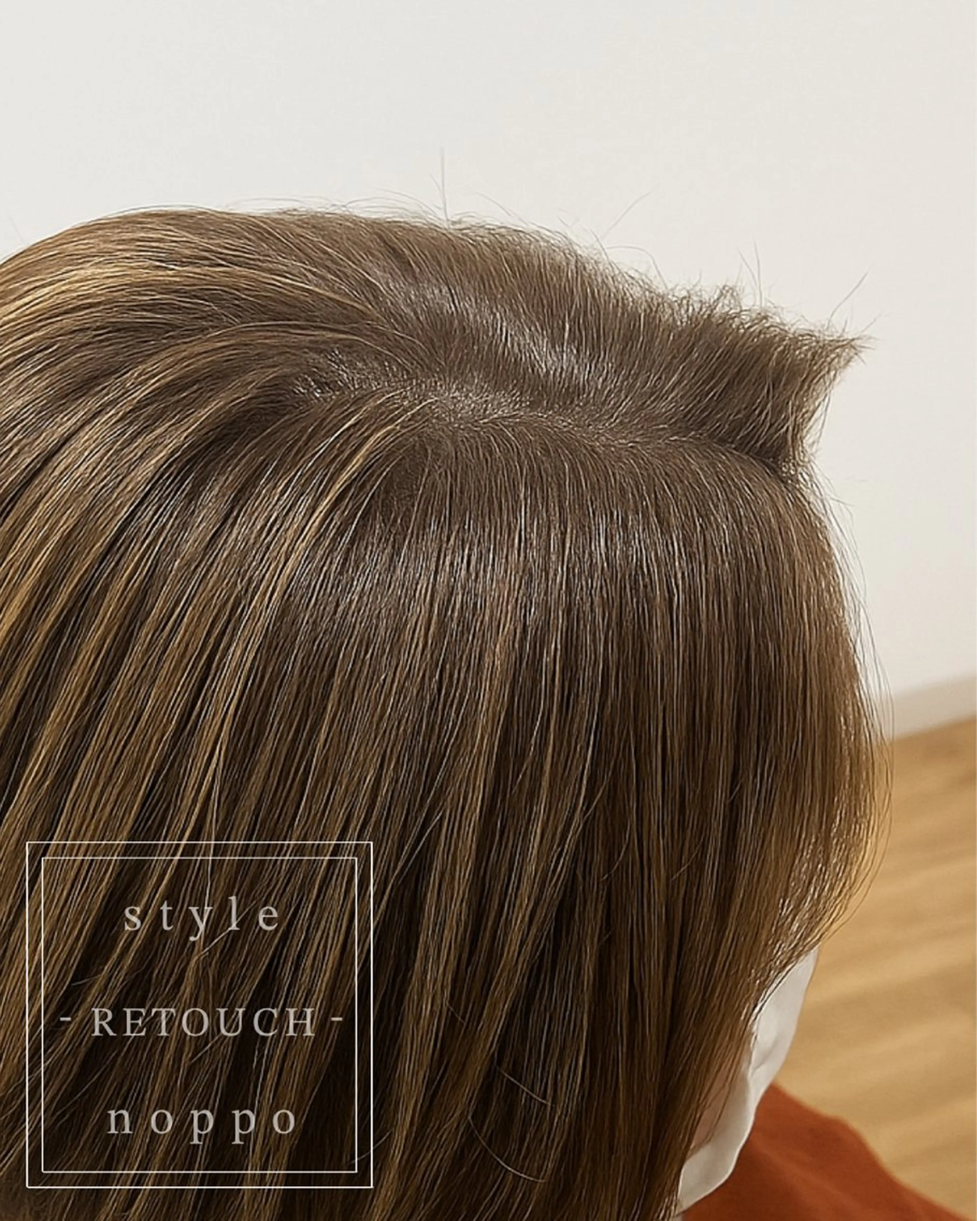 根元だけサッと！明るい白髪染めも対応◎リタッチカラーの写真