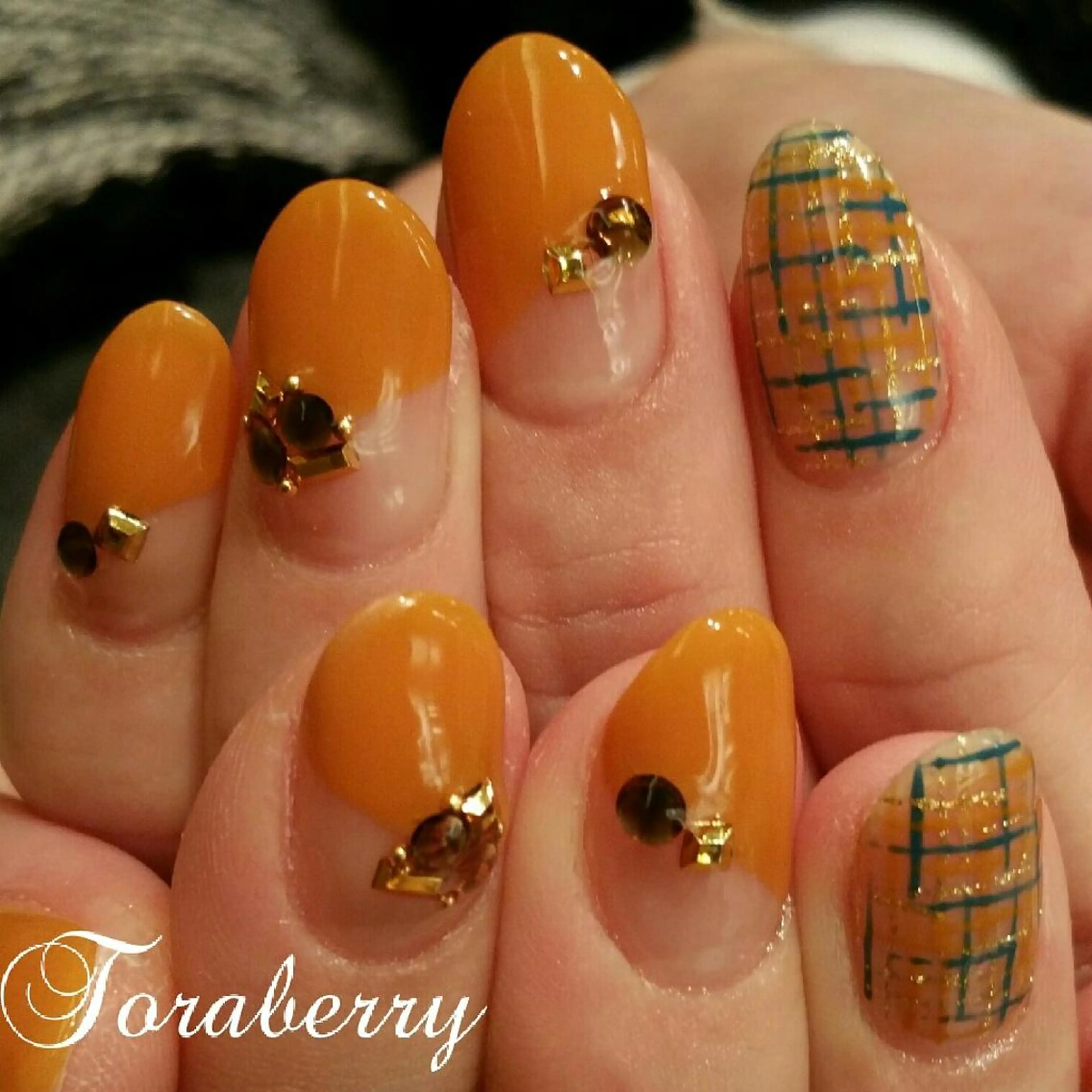 ネイル ツイードネイル ネイリスト なつみのネイルデザイン