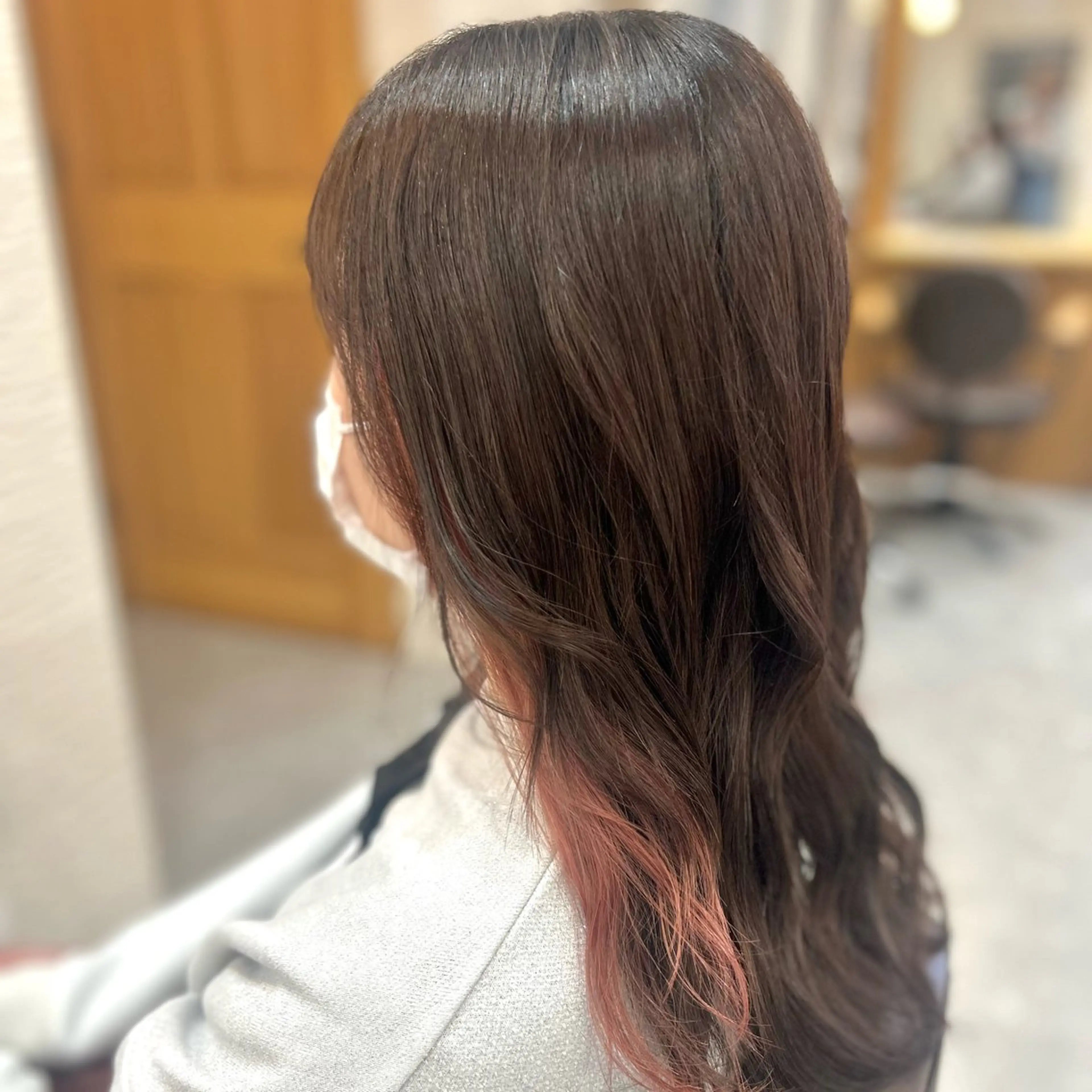 🎀カット+イヤリングカラー🎀の写真