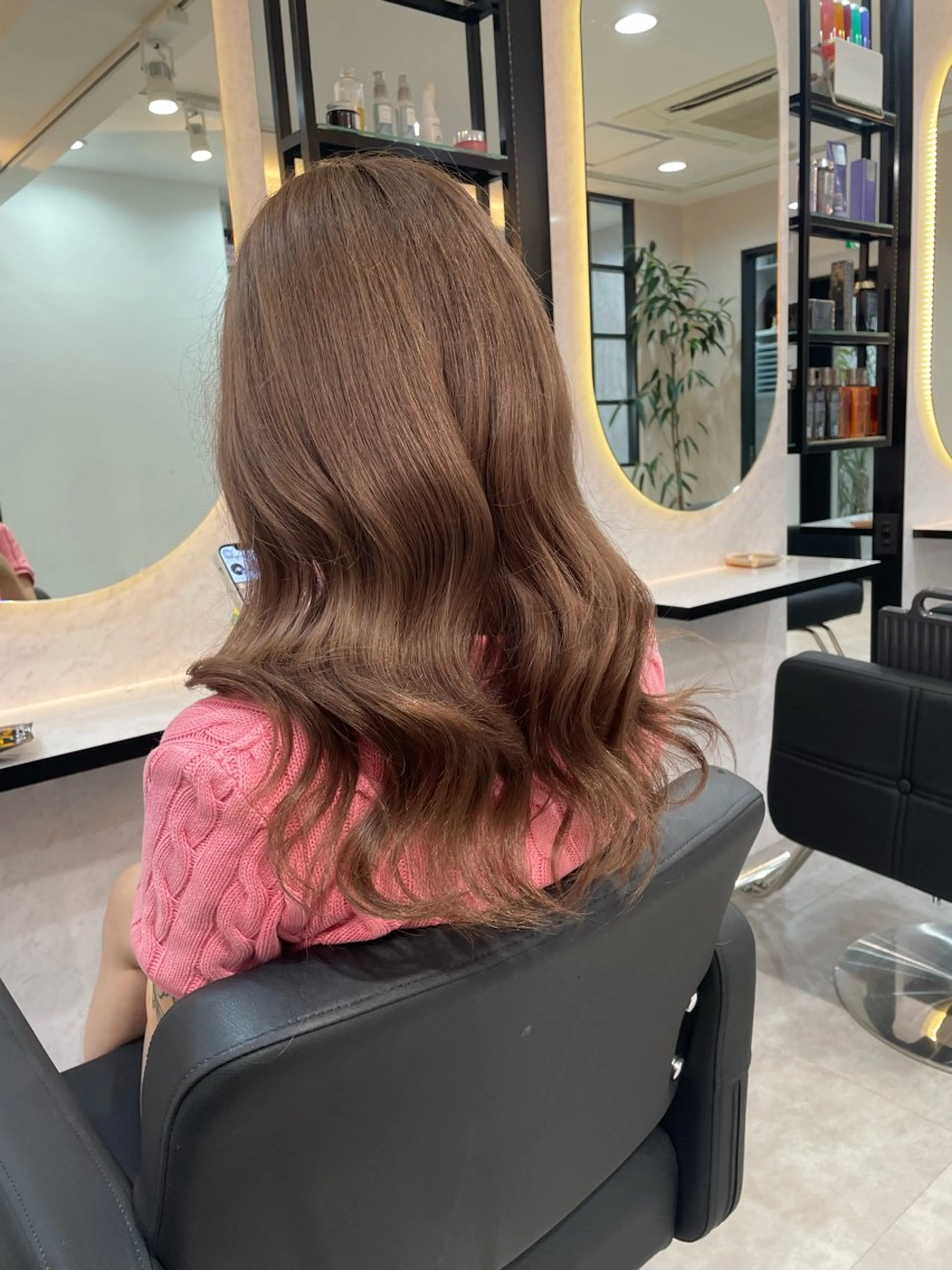 ミディアム ヘアカラー ゆりあ☆彡 Lapisのヘアスタイル