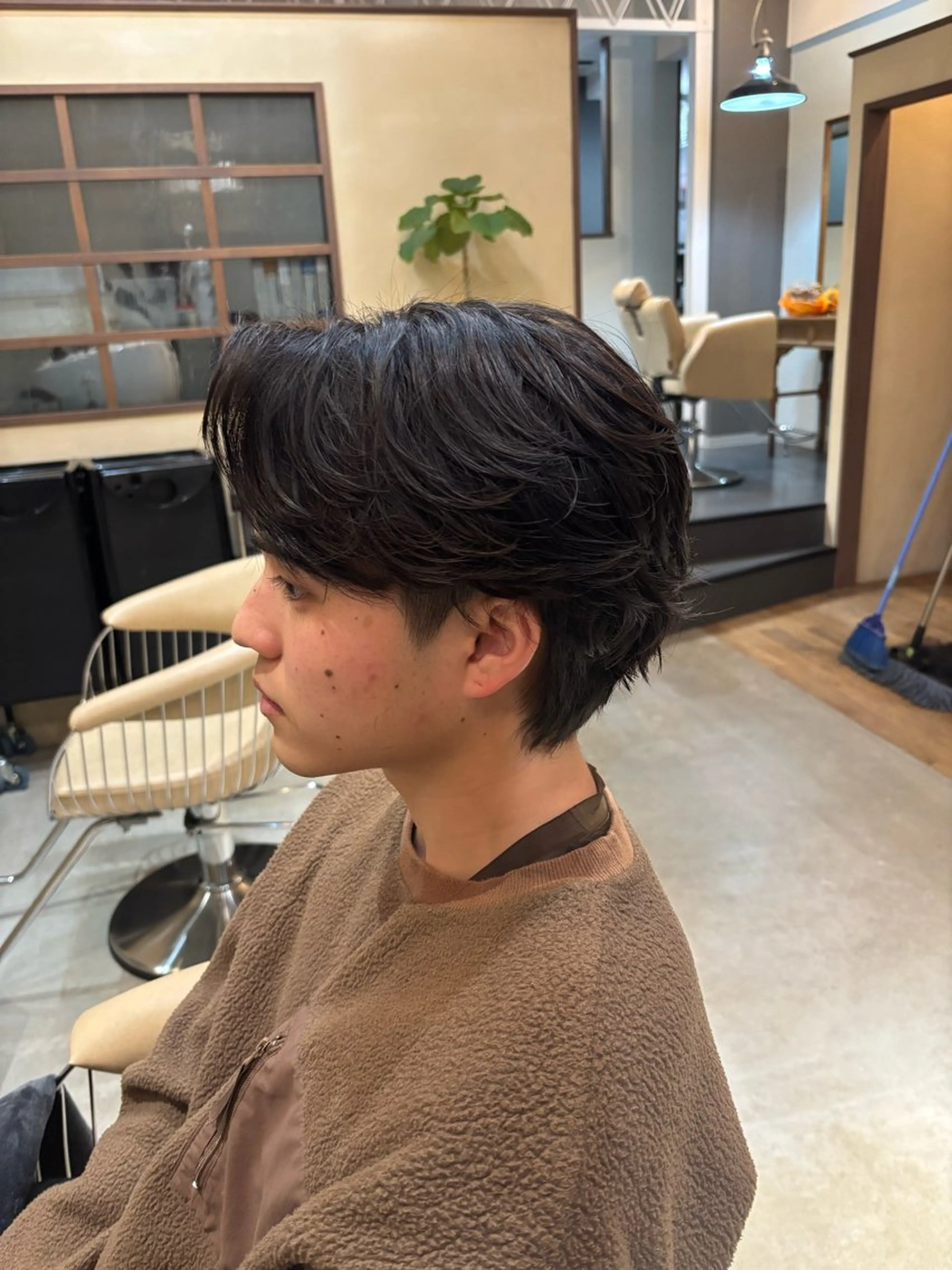 ショート メンズ カット パーマ 鹿児島 TSUBASAのヘアスタイル