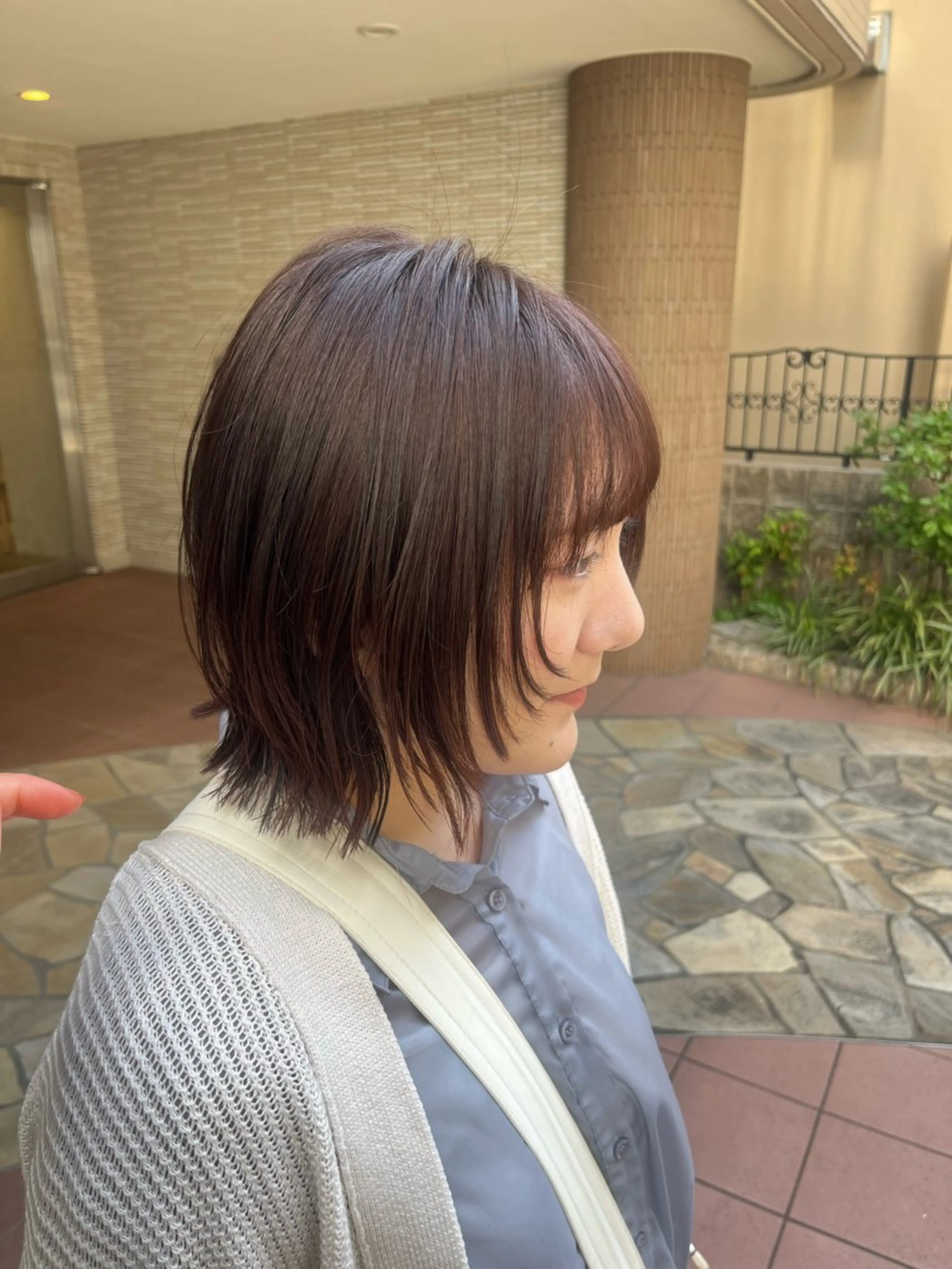 ミディアム みわ/博多 ブリーチ/メンズヘアのヘアスタイル